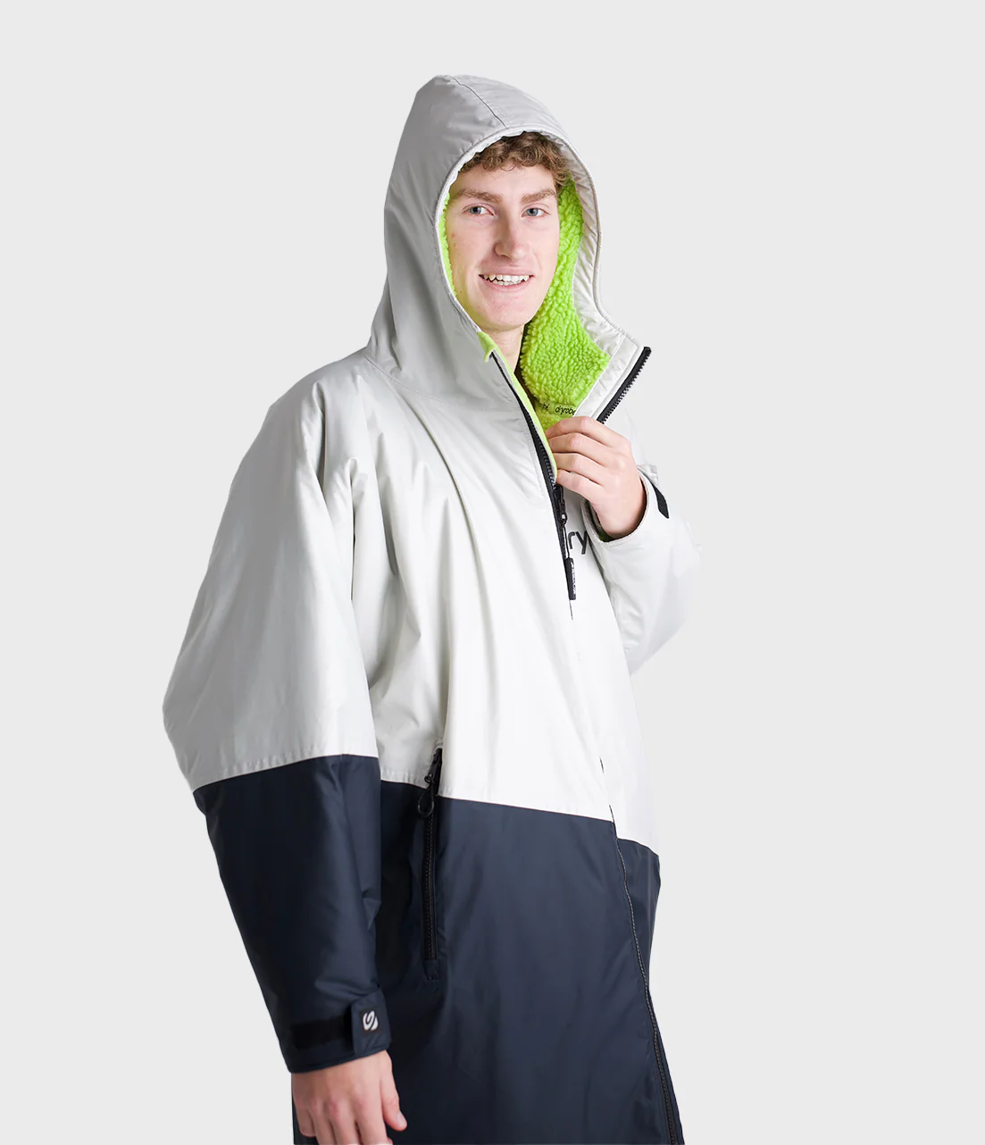 Anthracite Lime Advance Adults Changing Robe - Image 8