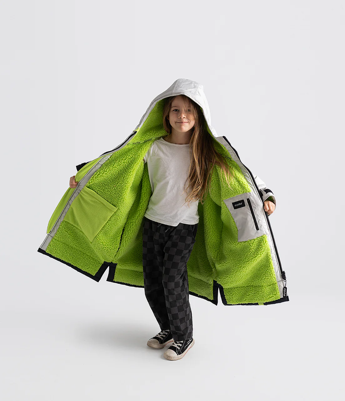Anthracite Lime Advance Kids Long Sleeve - Image 3