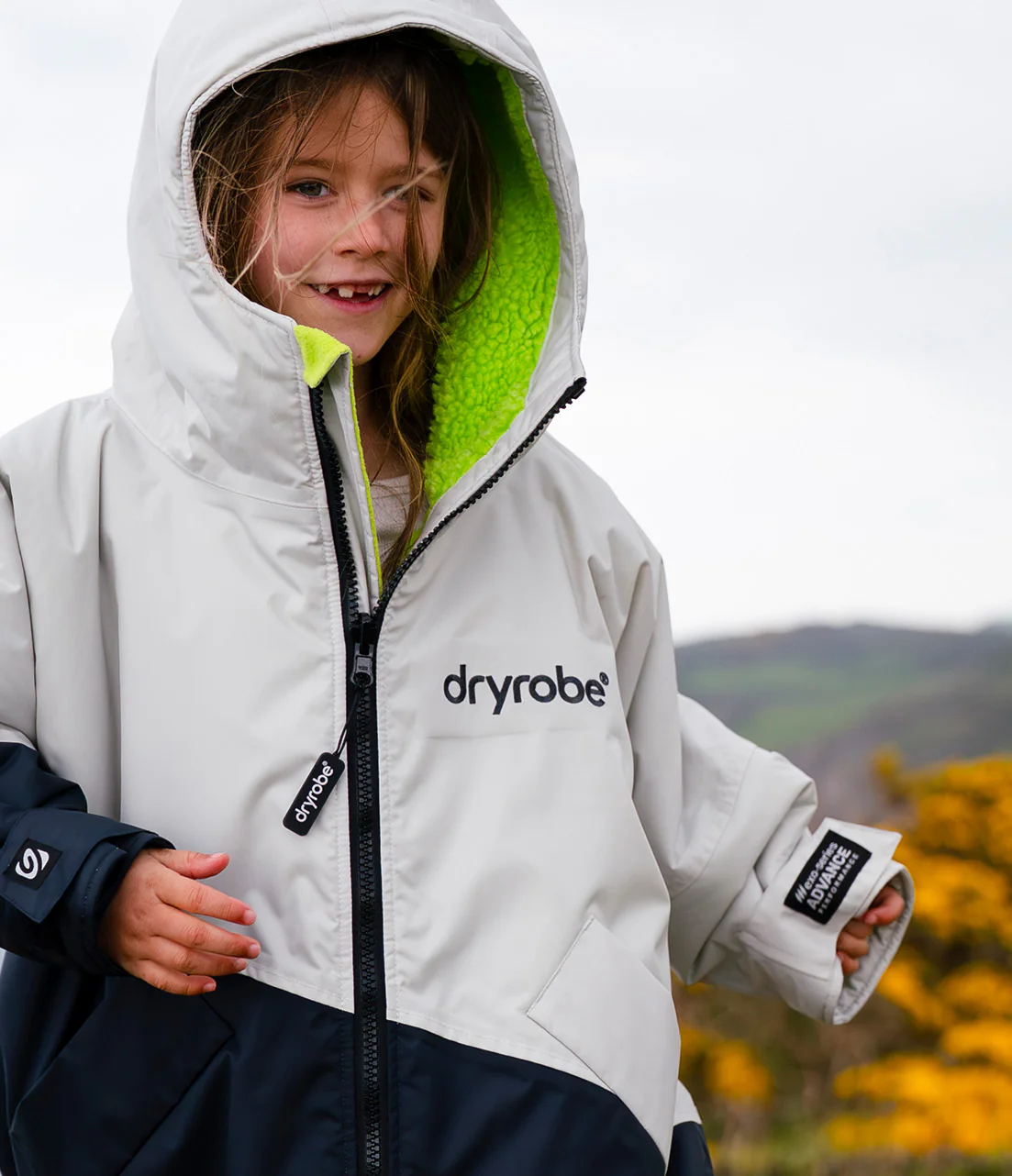 Anthracite Lime Advance Kids Long Sleeve - Image 6