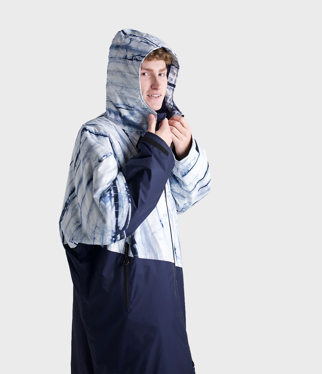 Batik Blue Advance Adults Changing Robe - Image 13