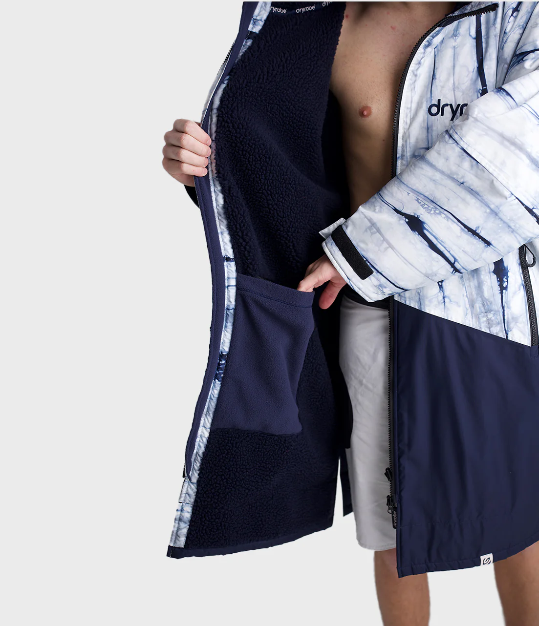 Batik Blue Advance Adults Changing Robe - Image 14