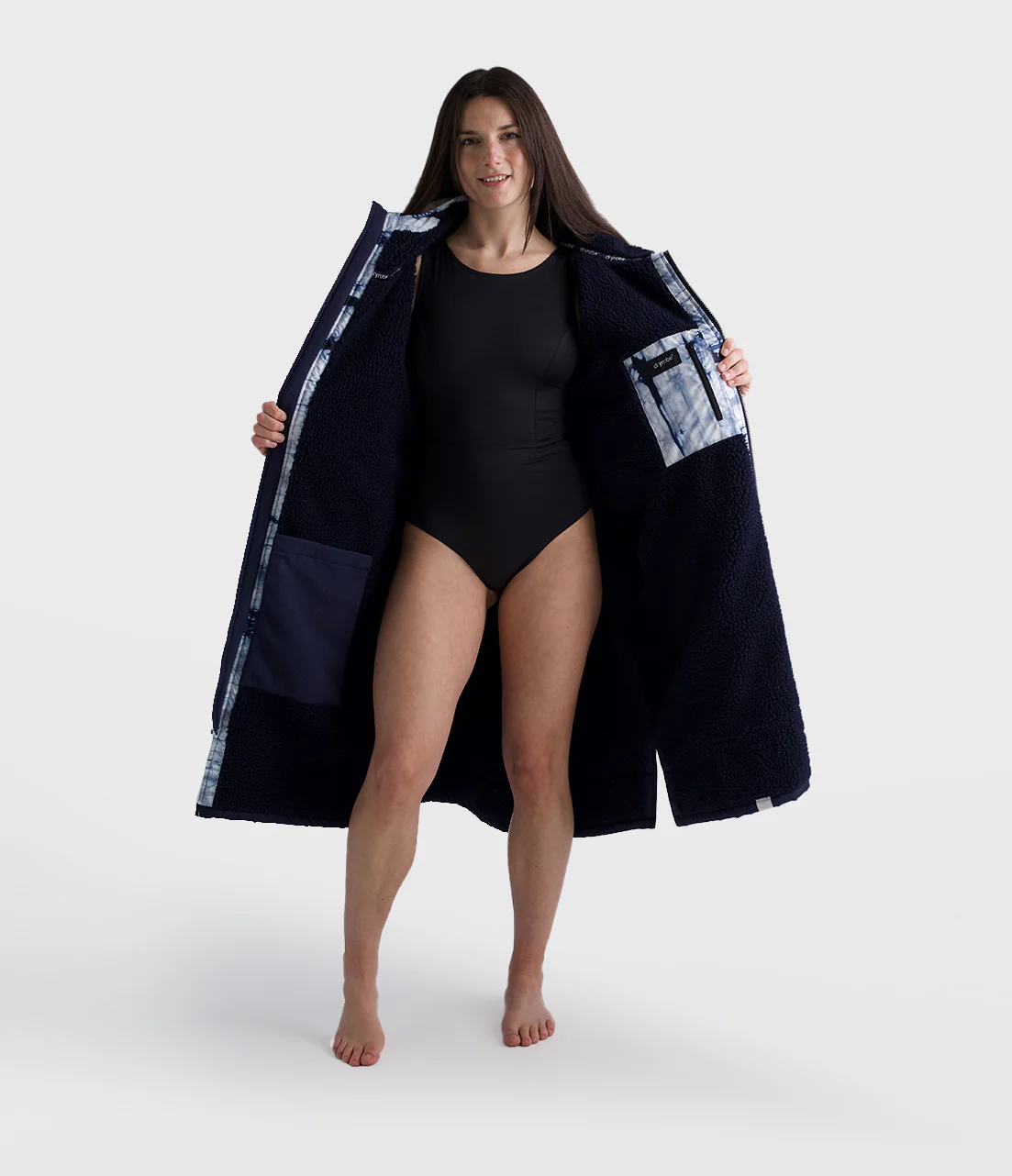 Batik Blue Advance Adults Changing Robe - Image 3