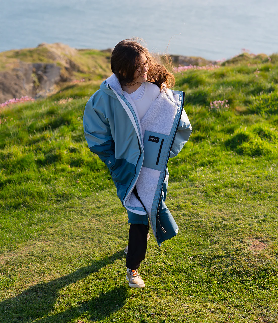 Blue Light Grey Advance Kids Long Sleeve - Image 9