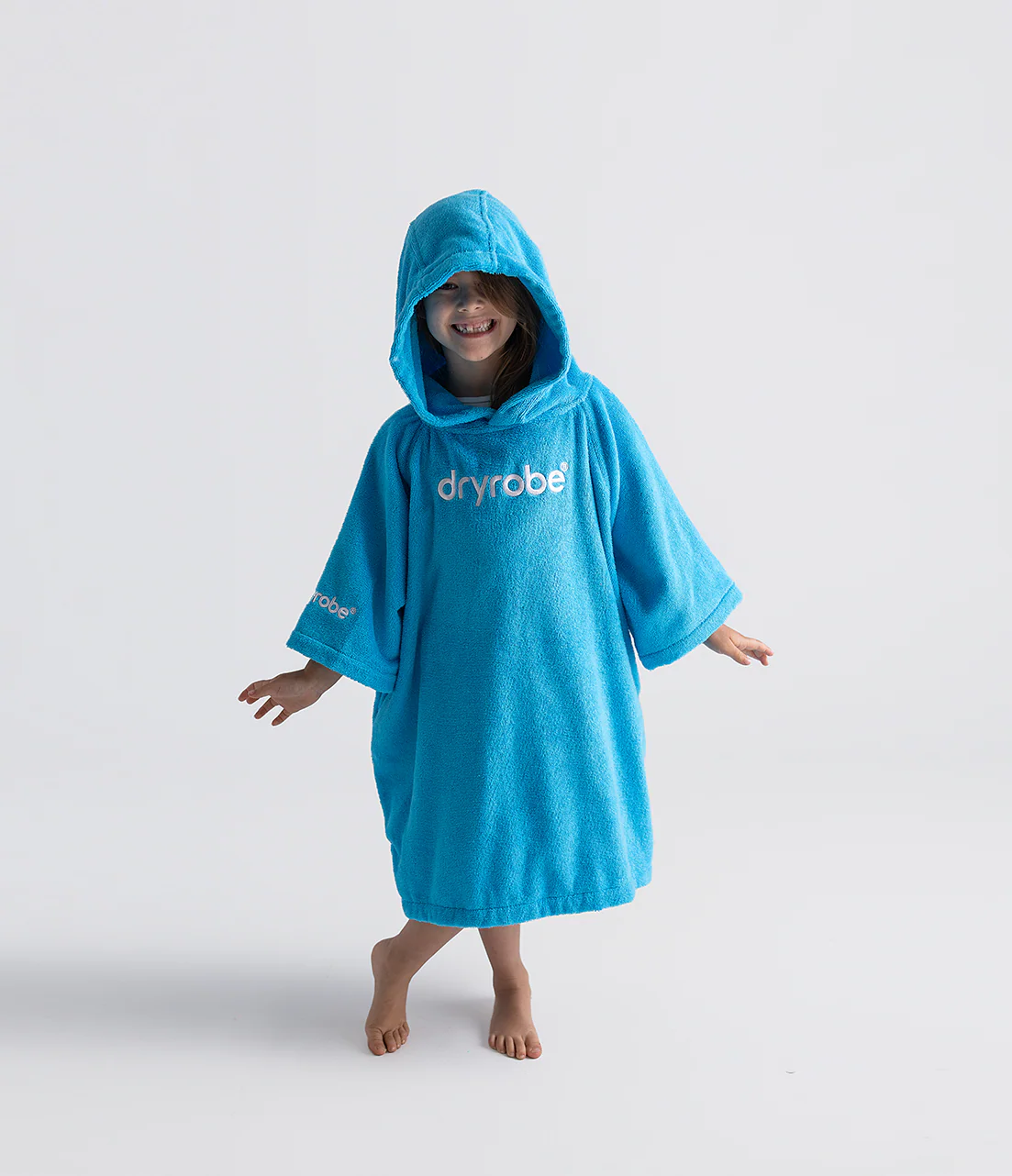 Blue Kids Organic Towel Changing Robe