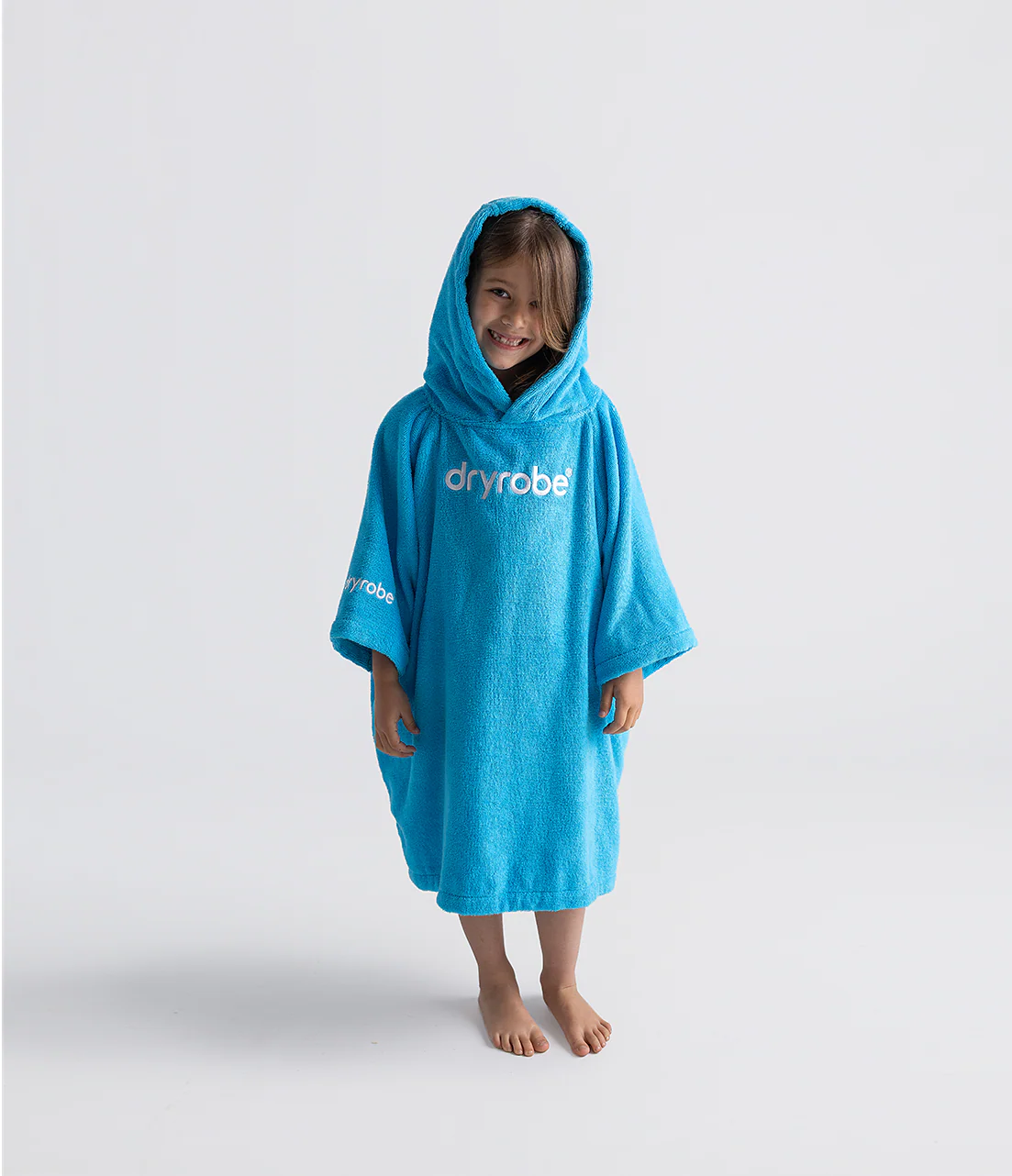 Blue Kids Organic Towel Changing Robe - Image 3