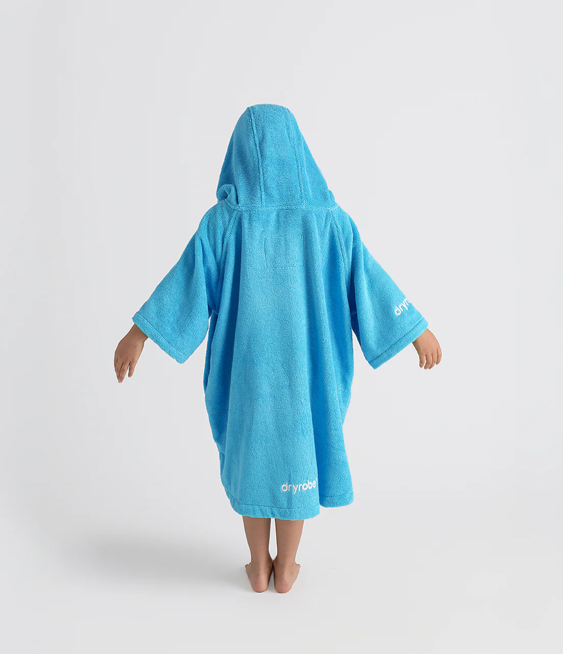 Blue Kids Organic Towel Changing Robe - Image 4