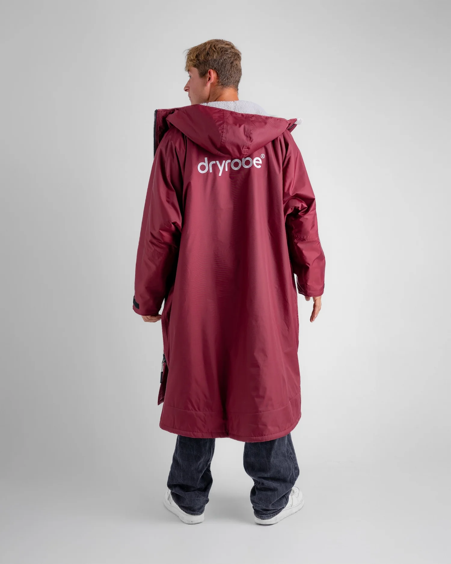 Burgundy Grey Advance Changing Robe - Image 6
