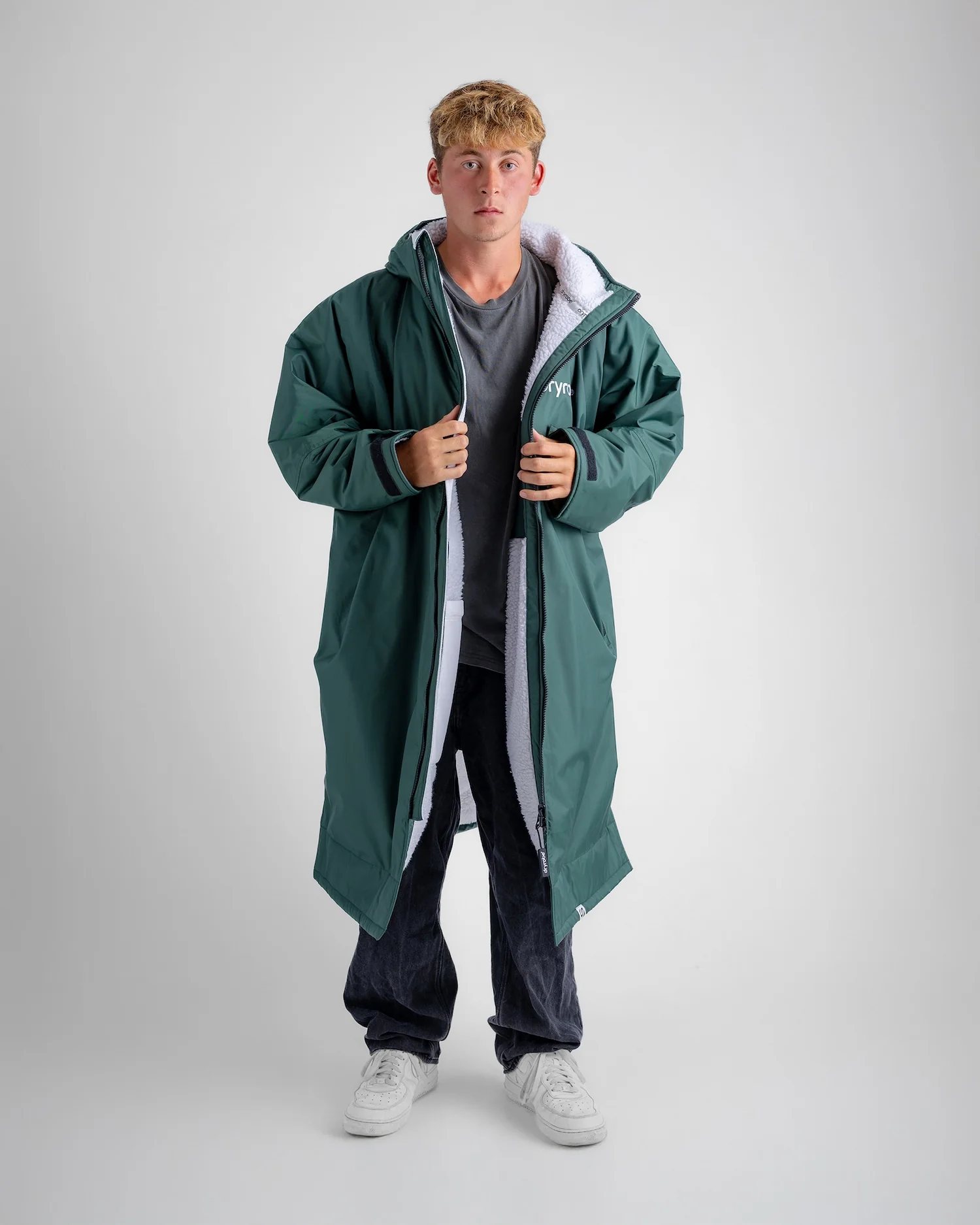 Dark Green Grey Advance Changing Robe - Image 8