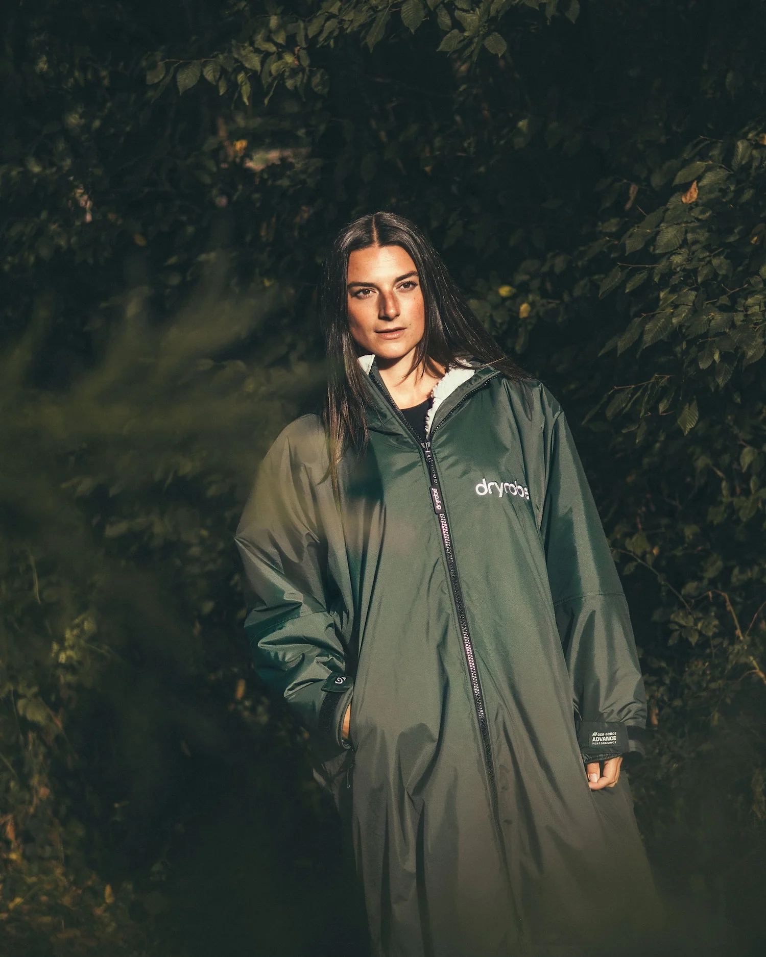 Dark Green Grey Advance Changing Robe - Image 9