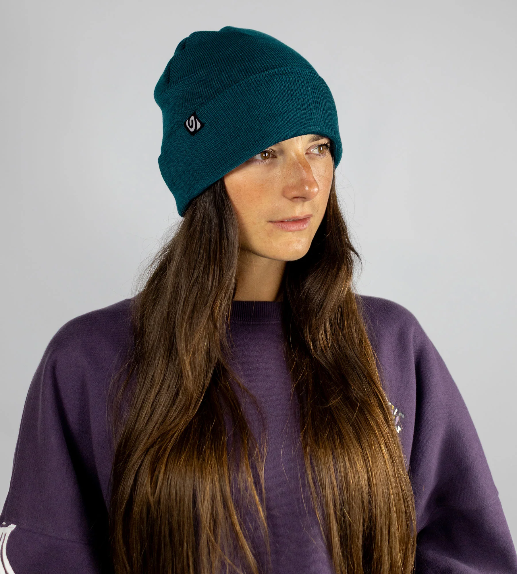 Deep Sea Blue Beanie - Image 6