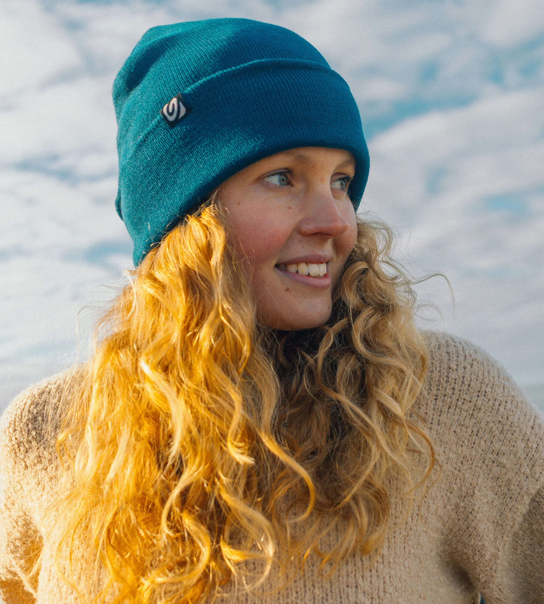 Deep Sea Blue Beanie - Image 7