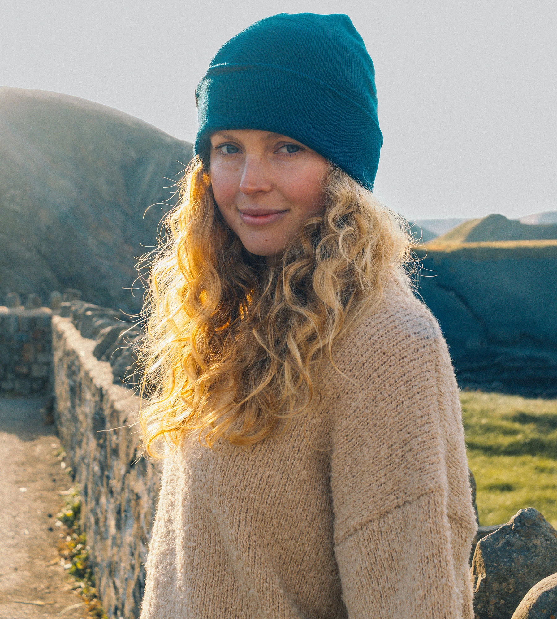Deep Sea Blue Beanie - Image 8