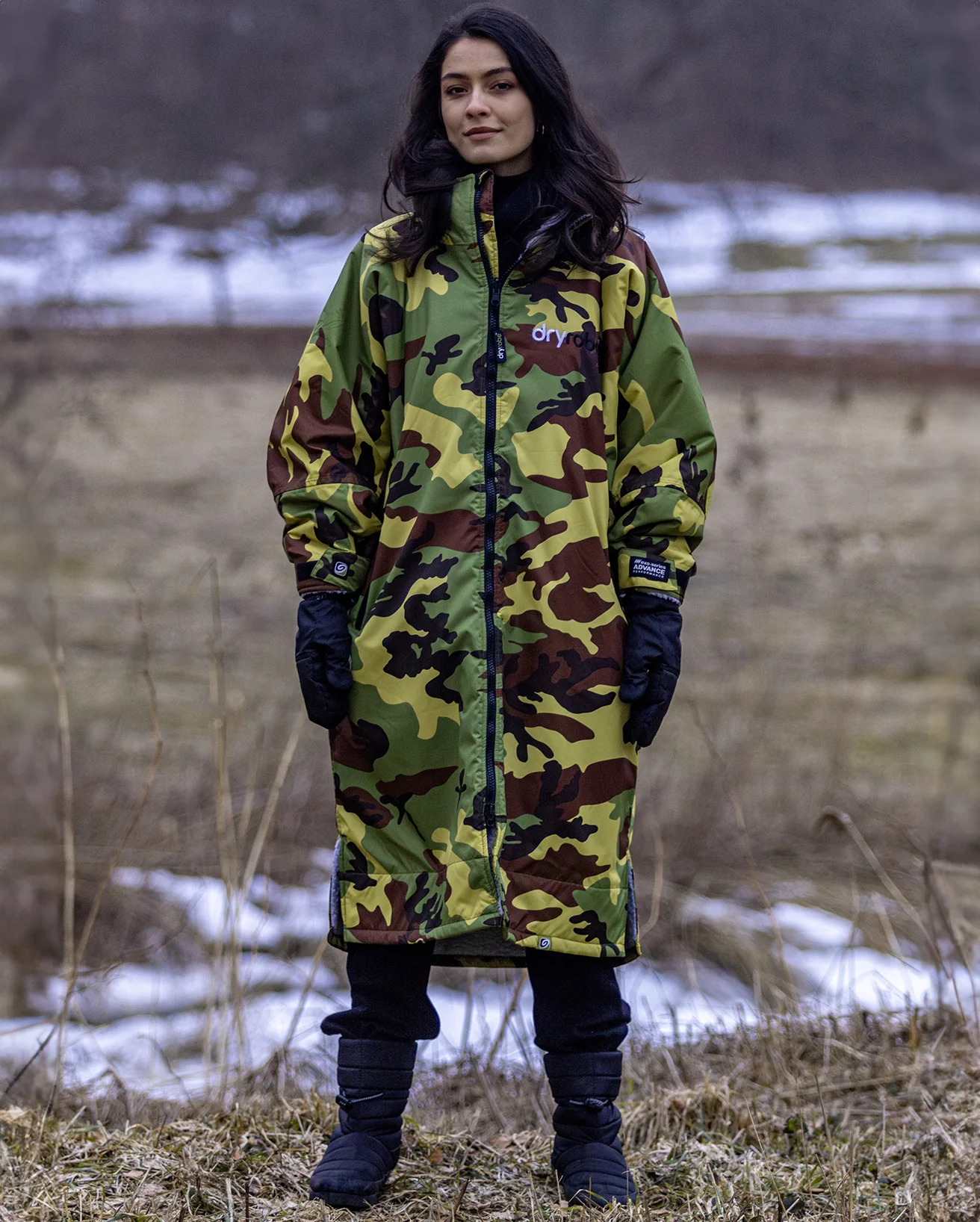 Camo Grey Advance Changing Robe - Image 14