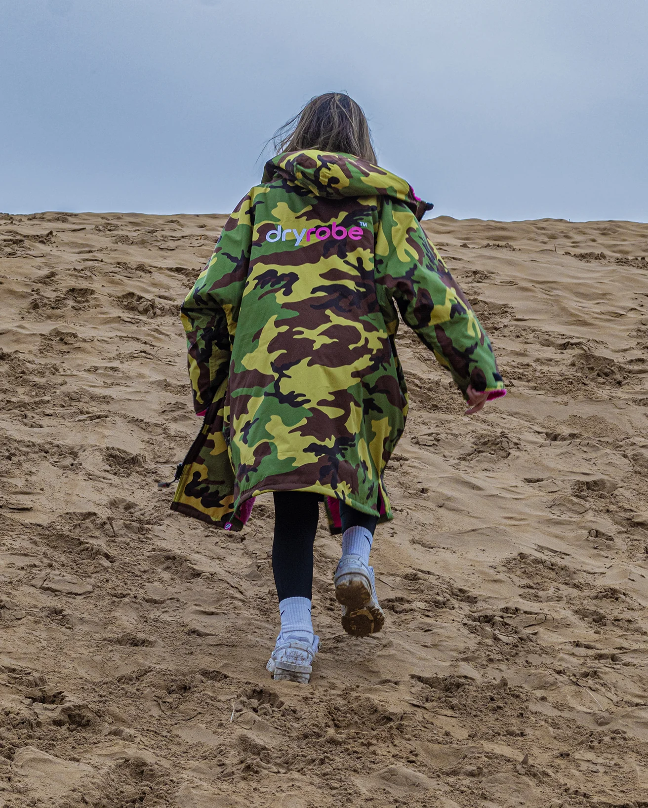Camo Pink Kids Advance Changing Robe - Image 5