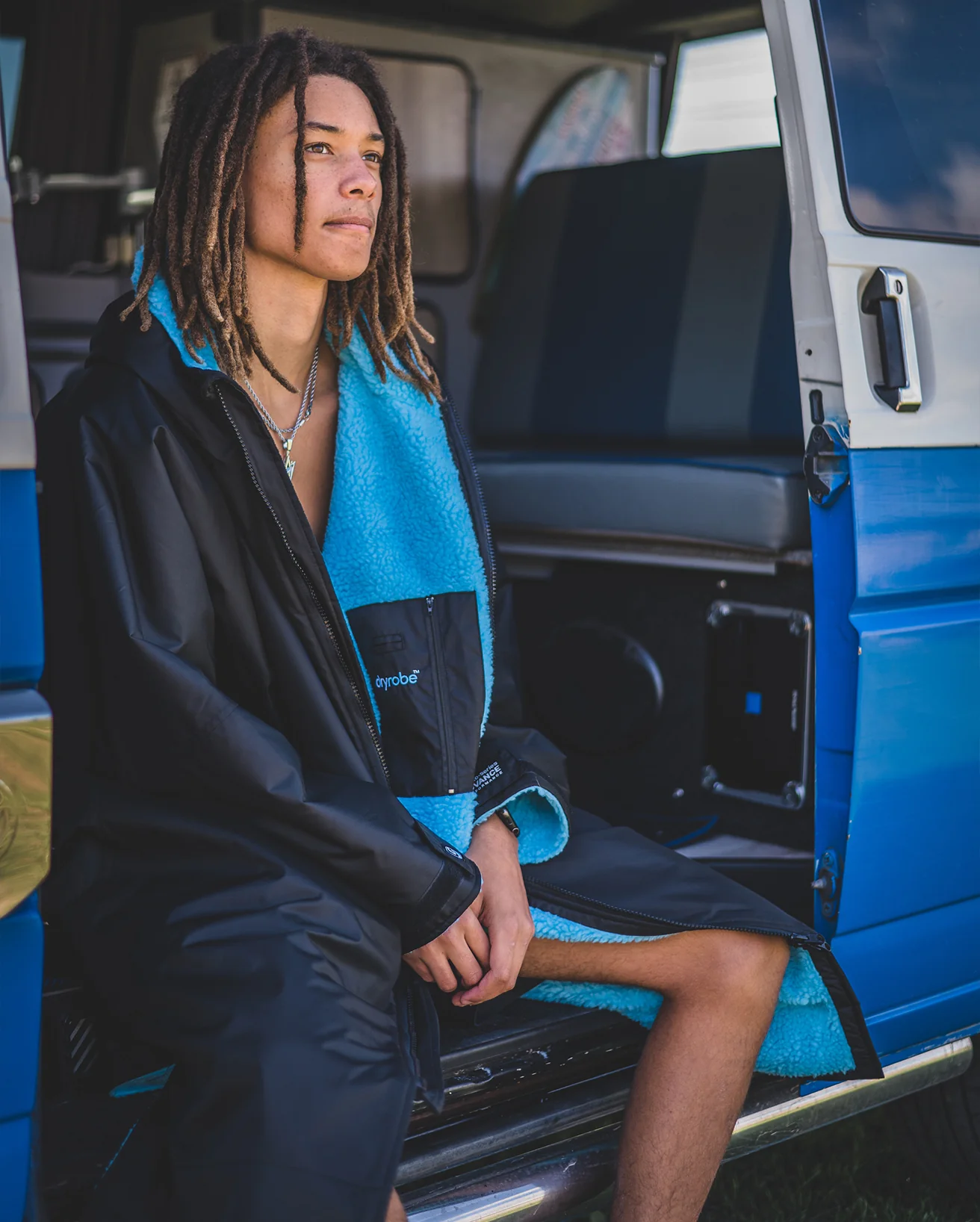 Black Blue Advance Changing Robe - Image 15
