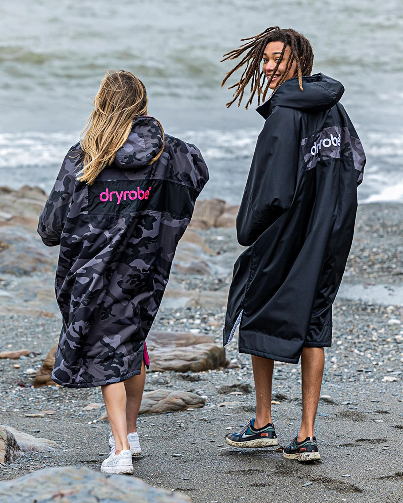 REWORK - Black Grey Camo Advance Changing Robe - Image 7