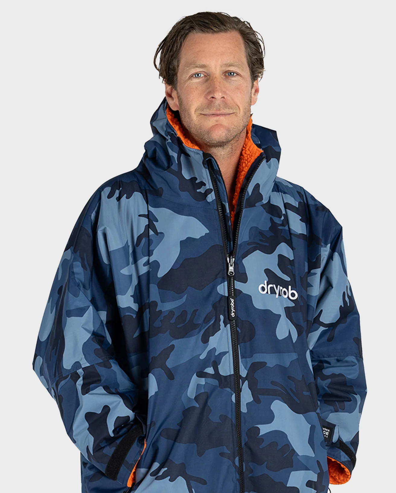 Blue Camo Orange Advance Changing Robe - Image 12