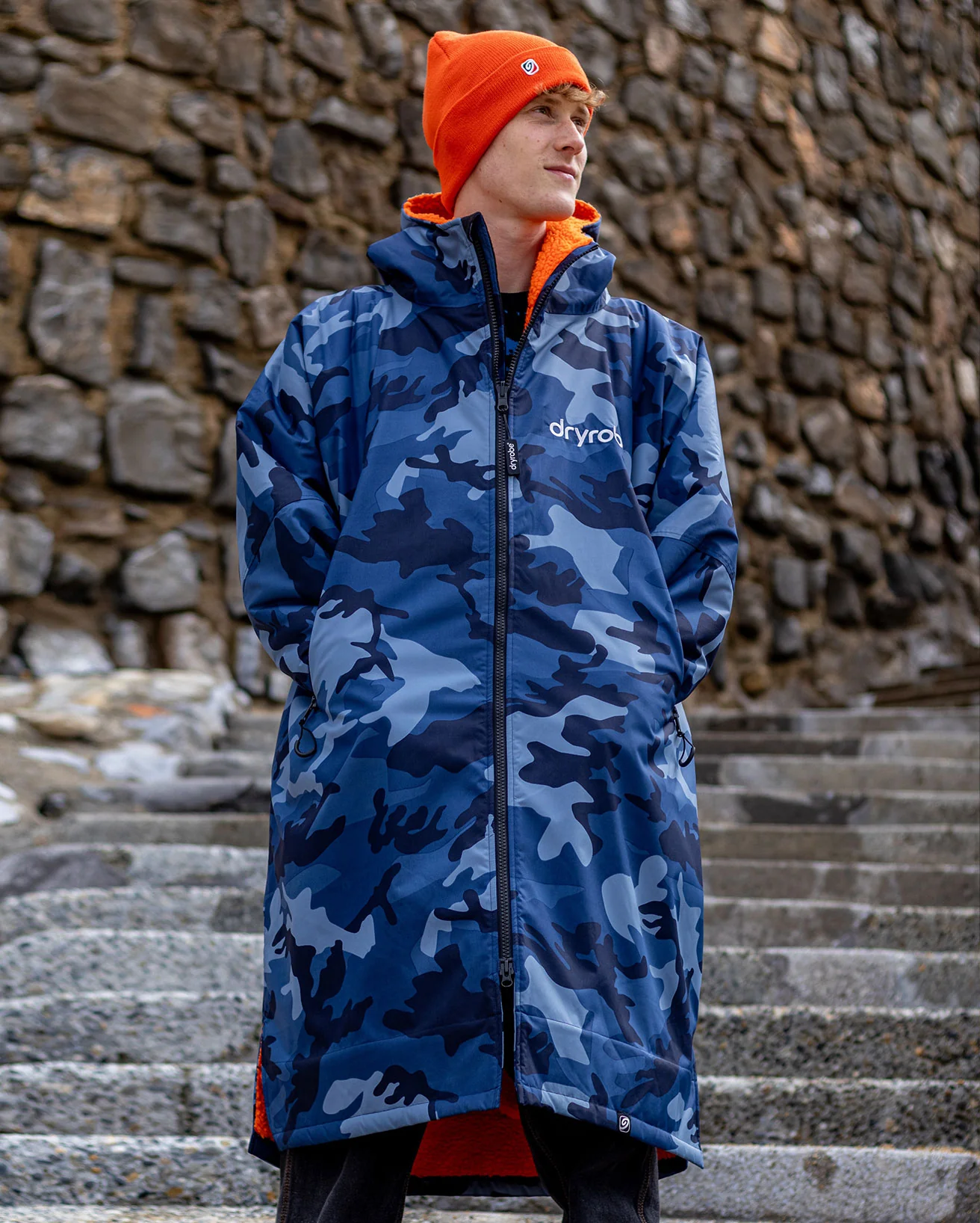 Blue Camo Orange Advance Changing Robe - Image 14