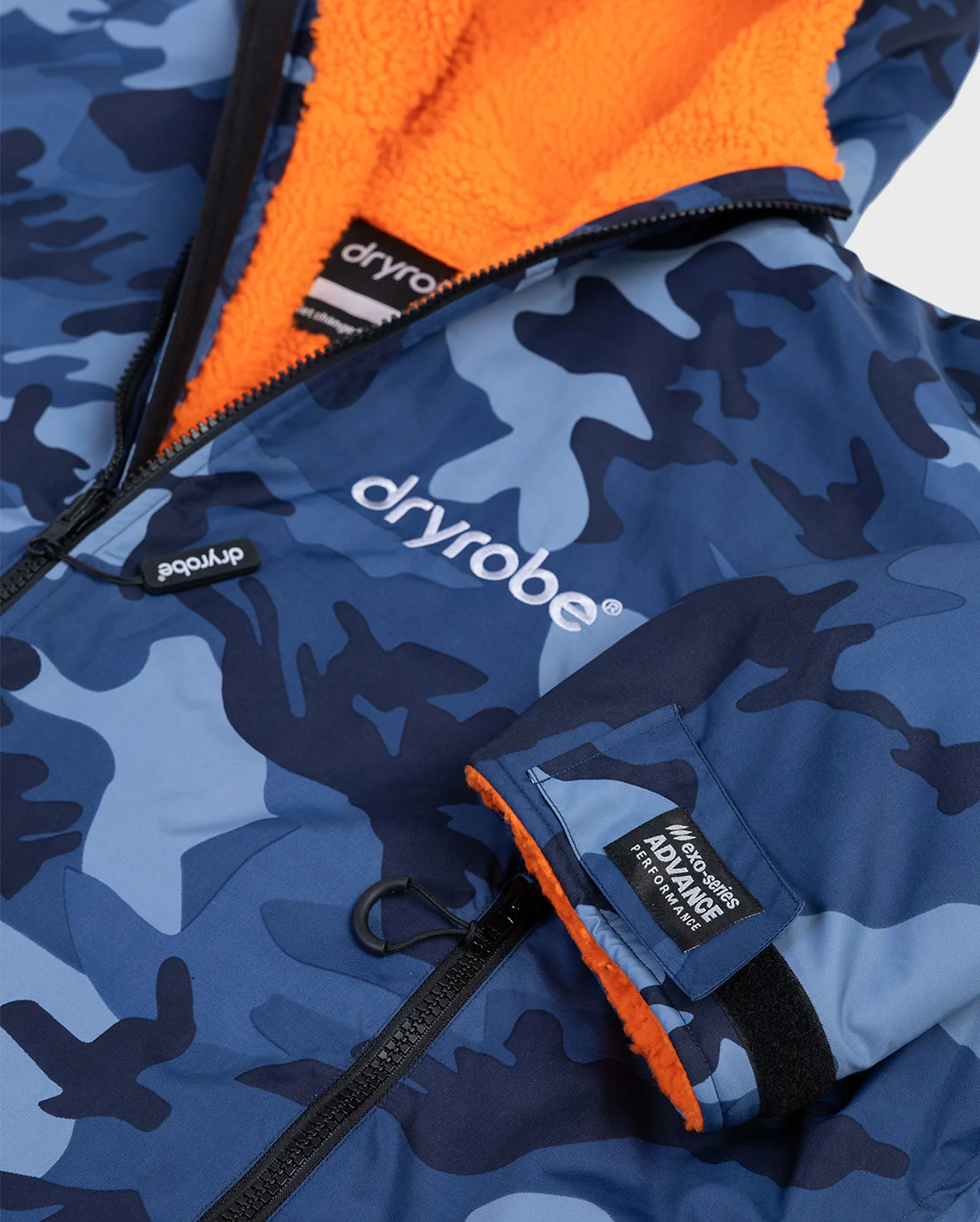 Blue Camo Orange Advance Changing Robe - Image 17