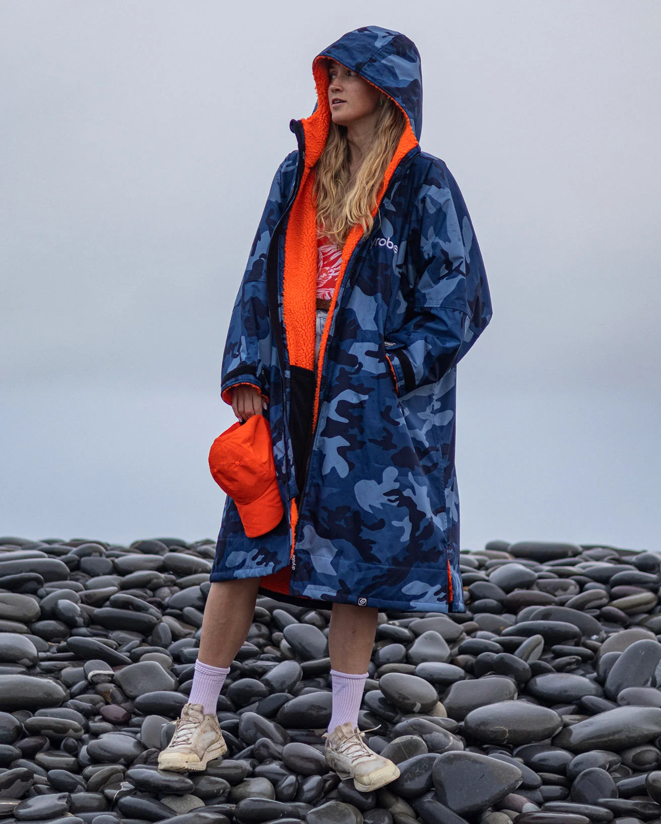 Blue Camo Orange Advance Changing Robe - Image 5