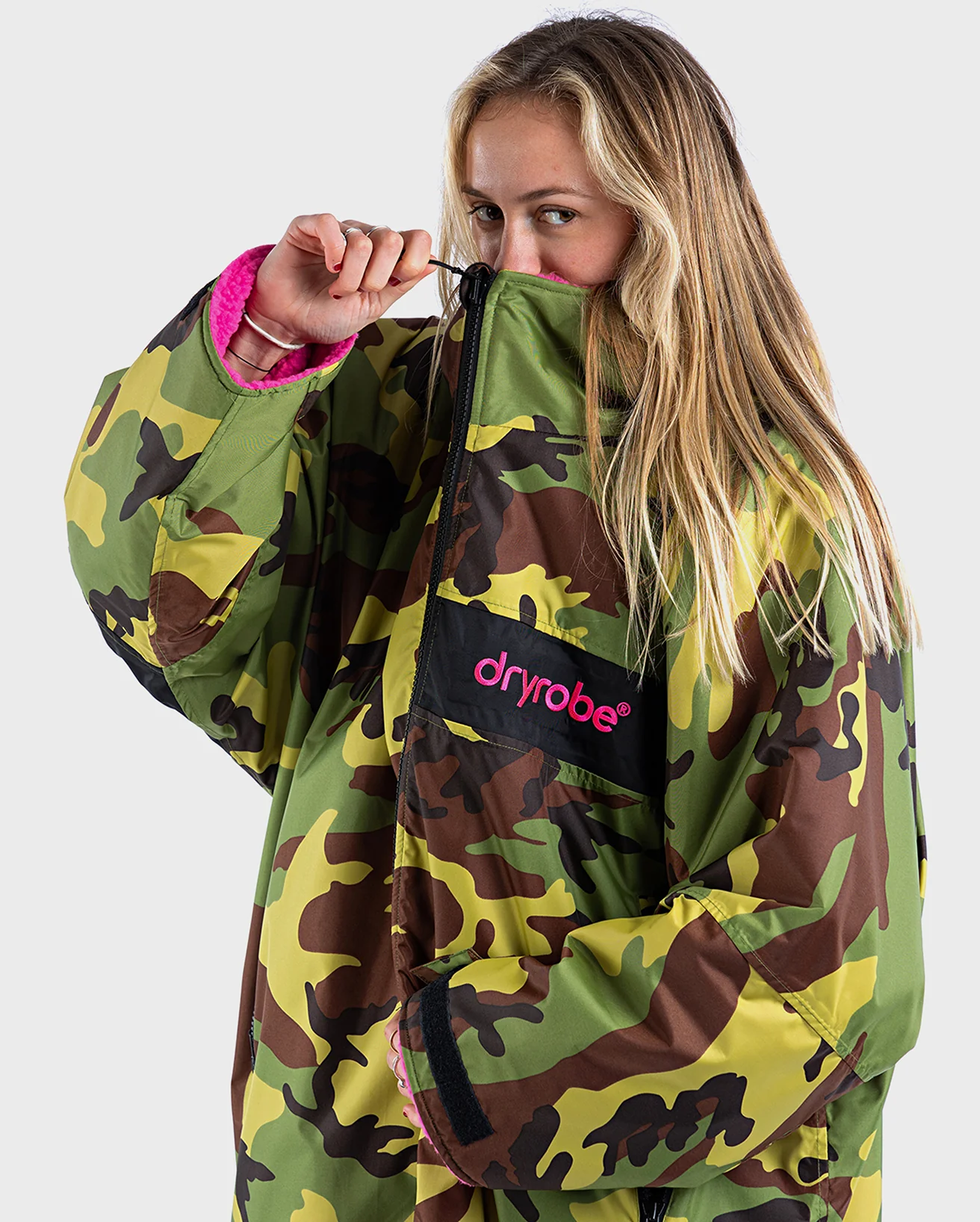 REWORK - Camo Pink Black Advance Changing Robe - Image 2