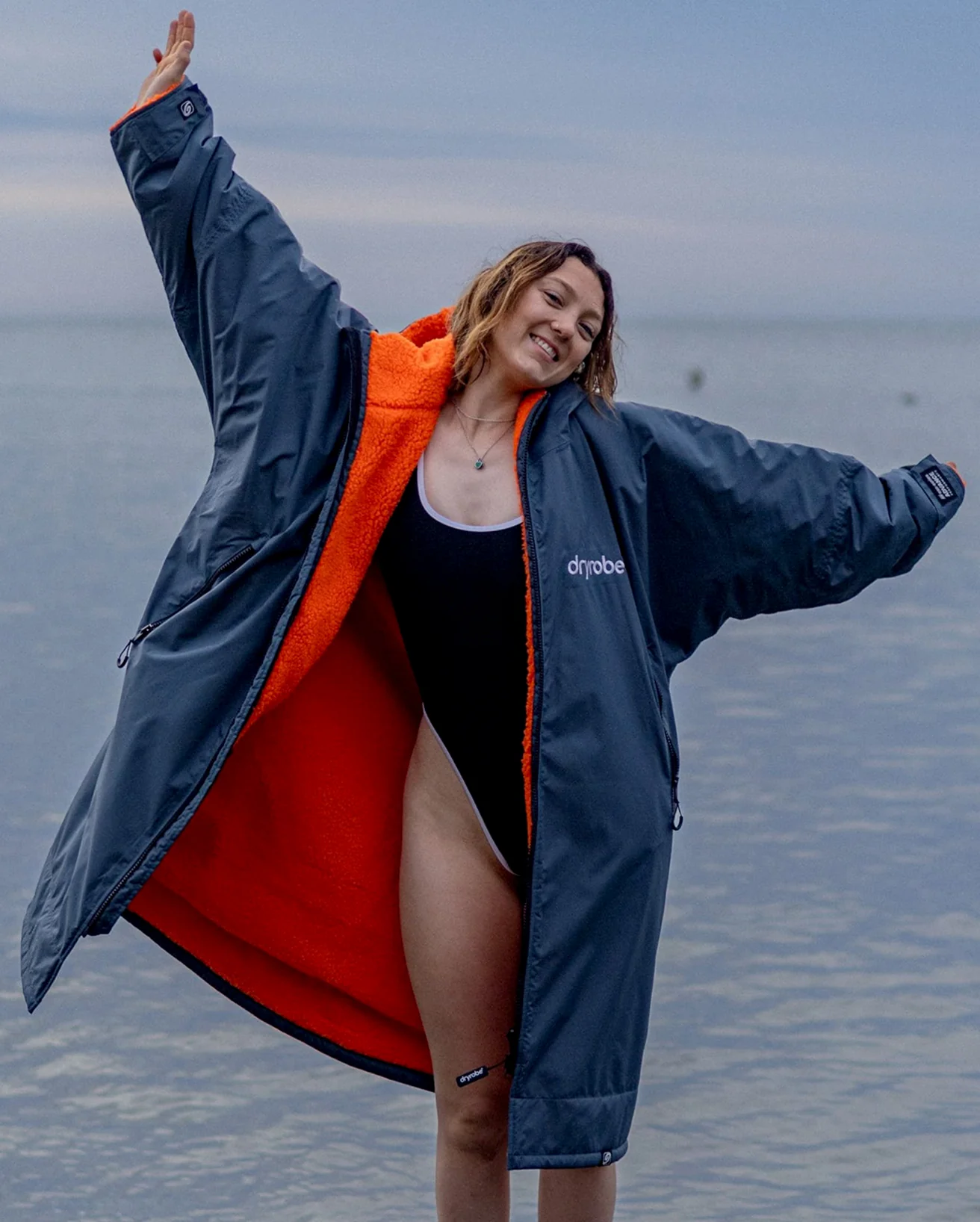 Dark Grey Orange Advance Changing Robe - Image 14