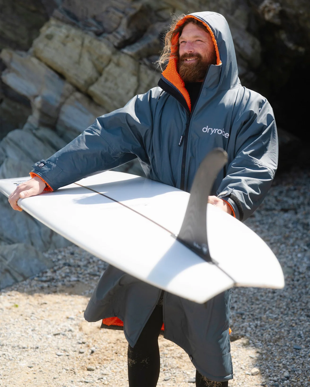 Dark Grey Orange Advance Changing Robe - Image 7
