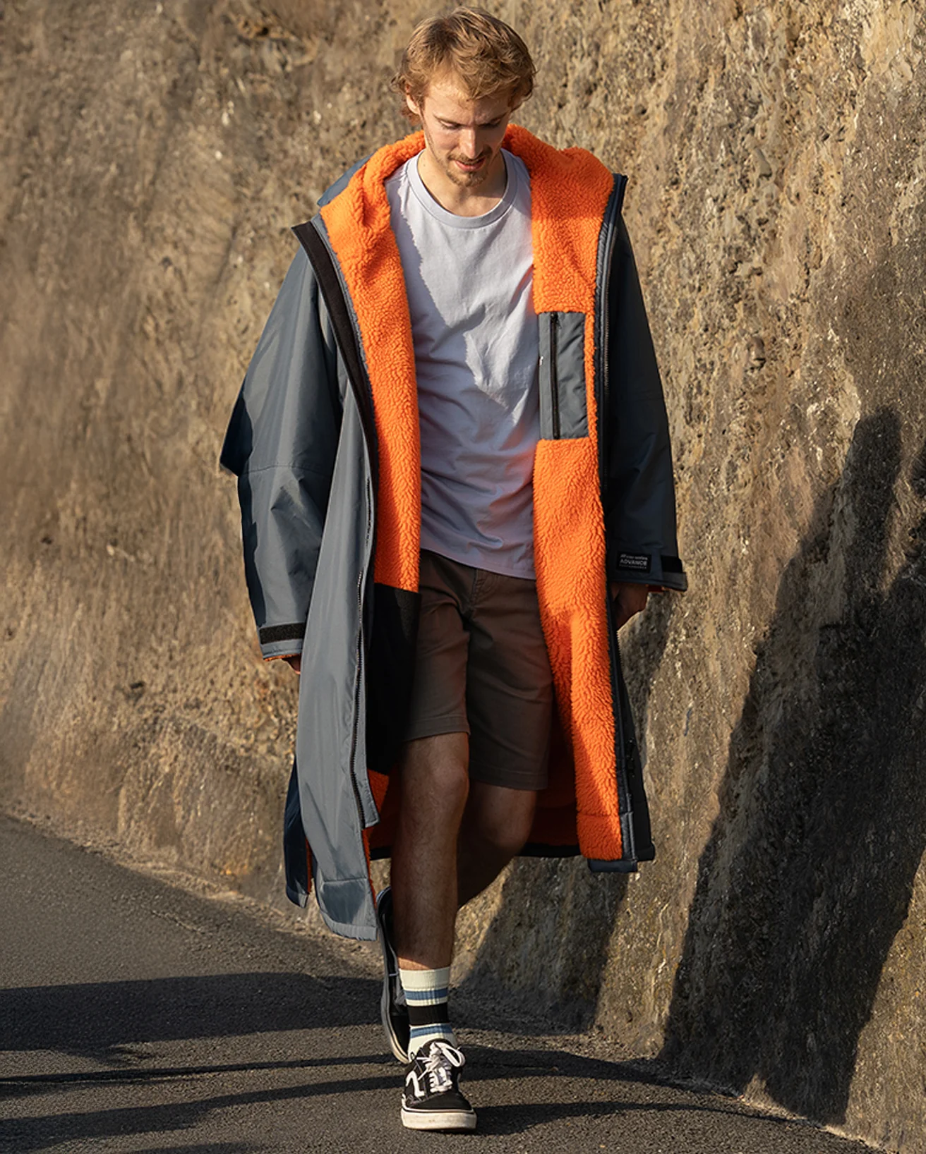 Dark Grey Orange Advance Changing Robe - Image 9