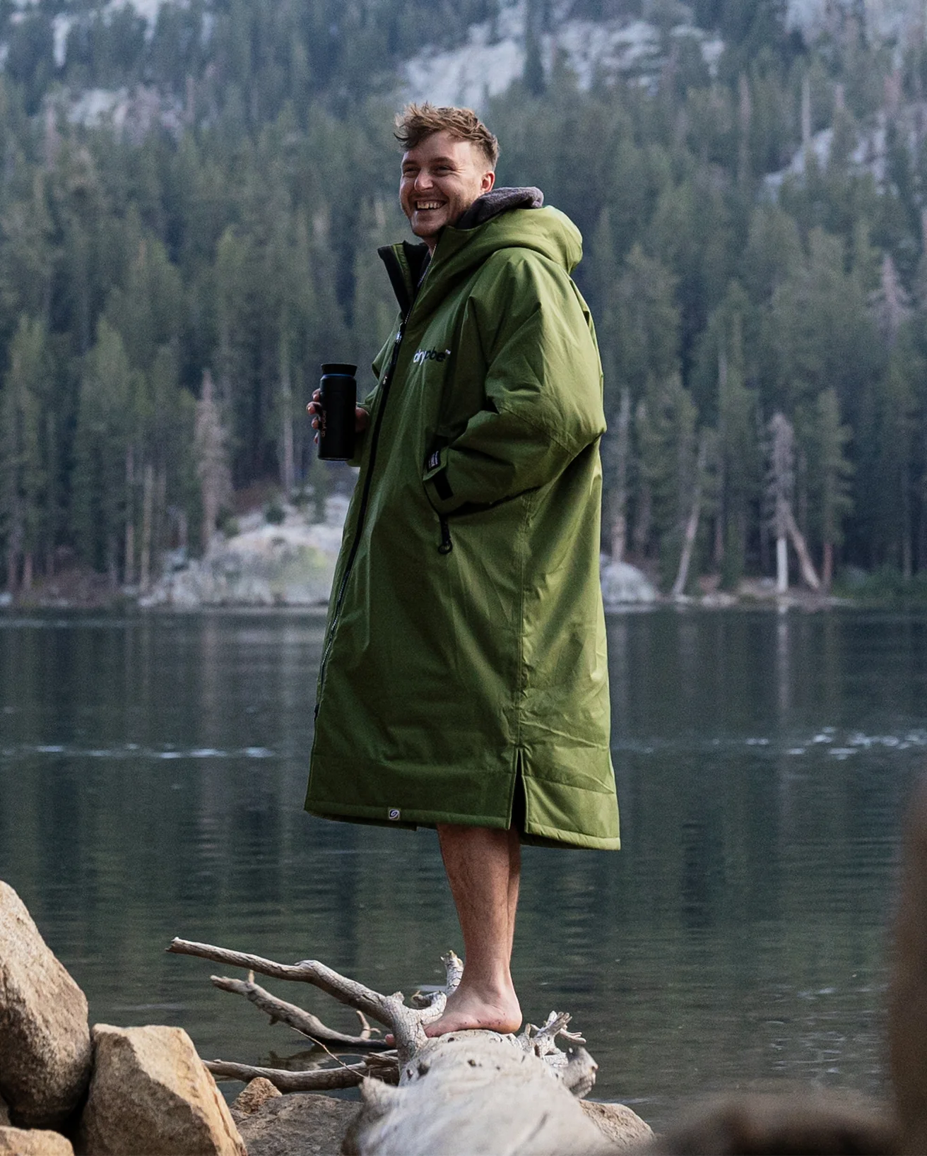 Forest Green Black Advance Changing Robe - Image 7