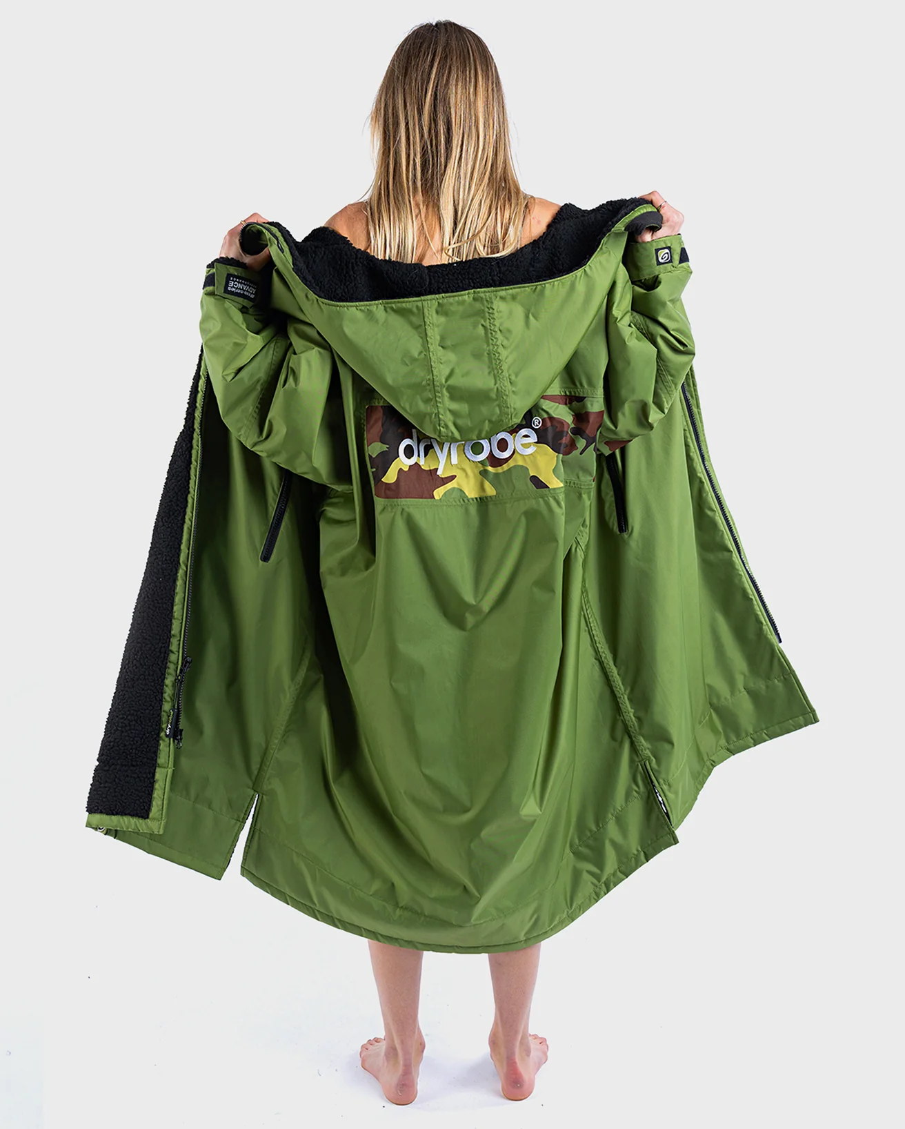 REWORK - Green Black Camo Advance Changing Robe - Image 3
