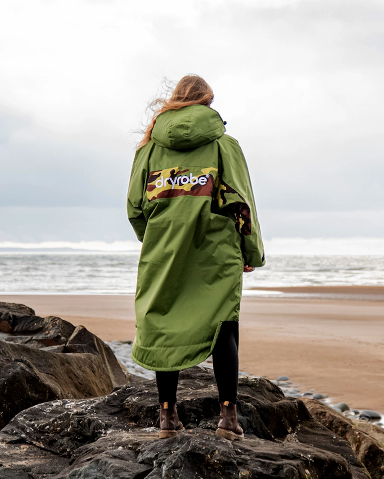 REWORK - Green Black Camo Advance Changing Robe - Image 7