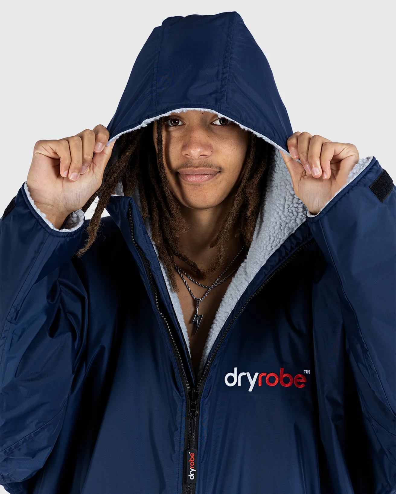 Navy Grey Advance Changing Robe - Image 3