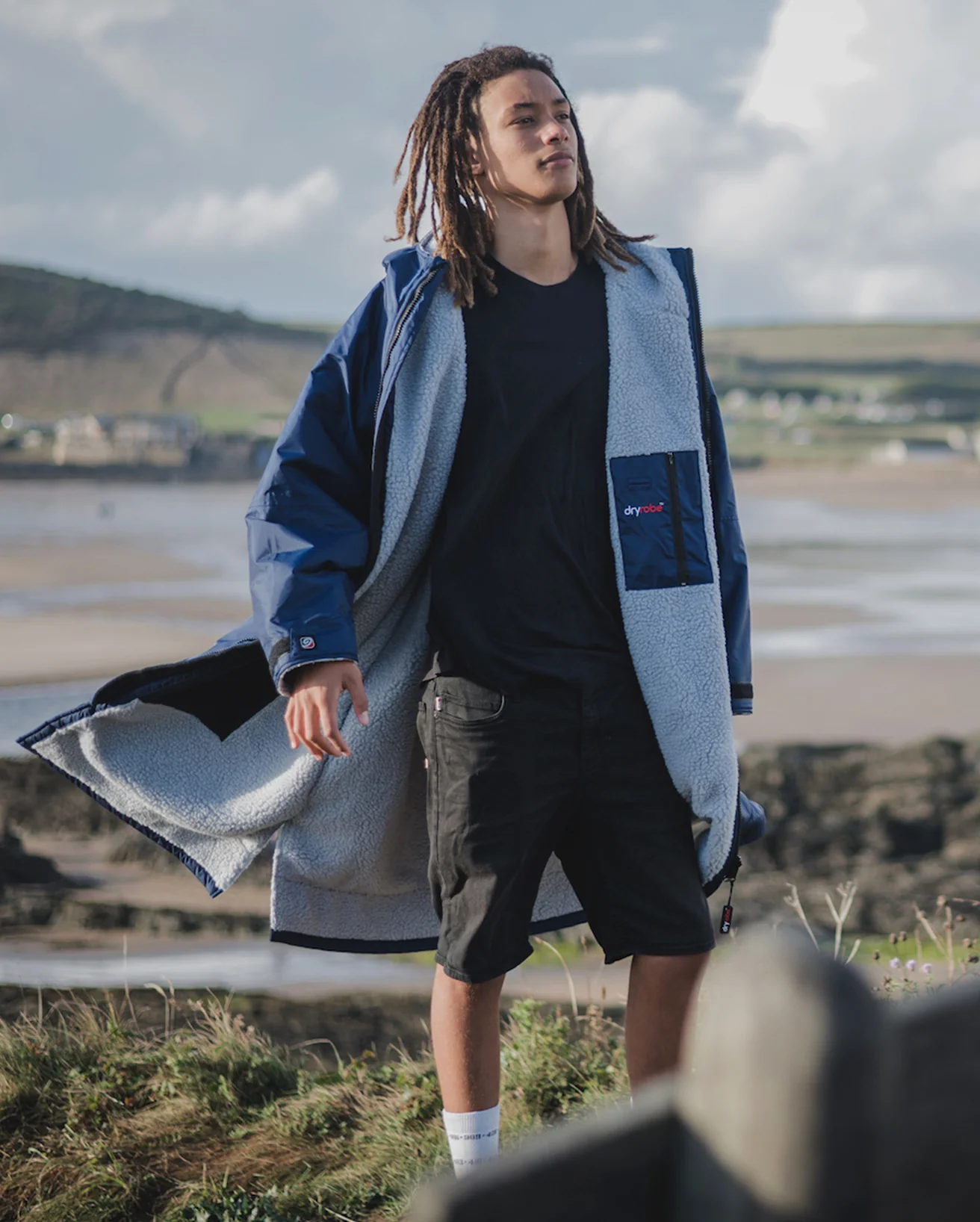 Navy Grey Advance Changing Robe - Image 5