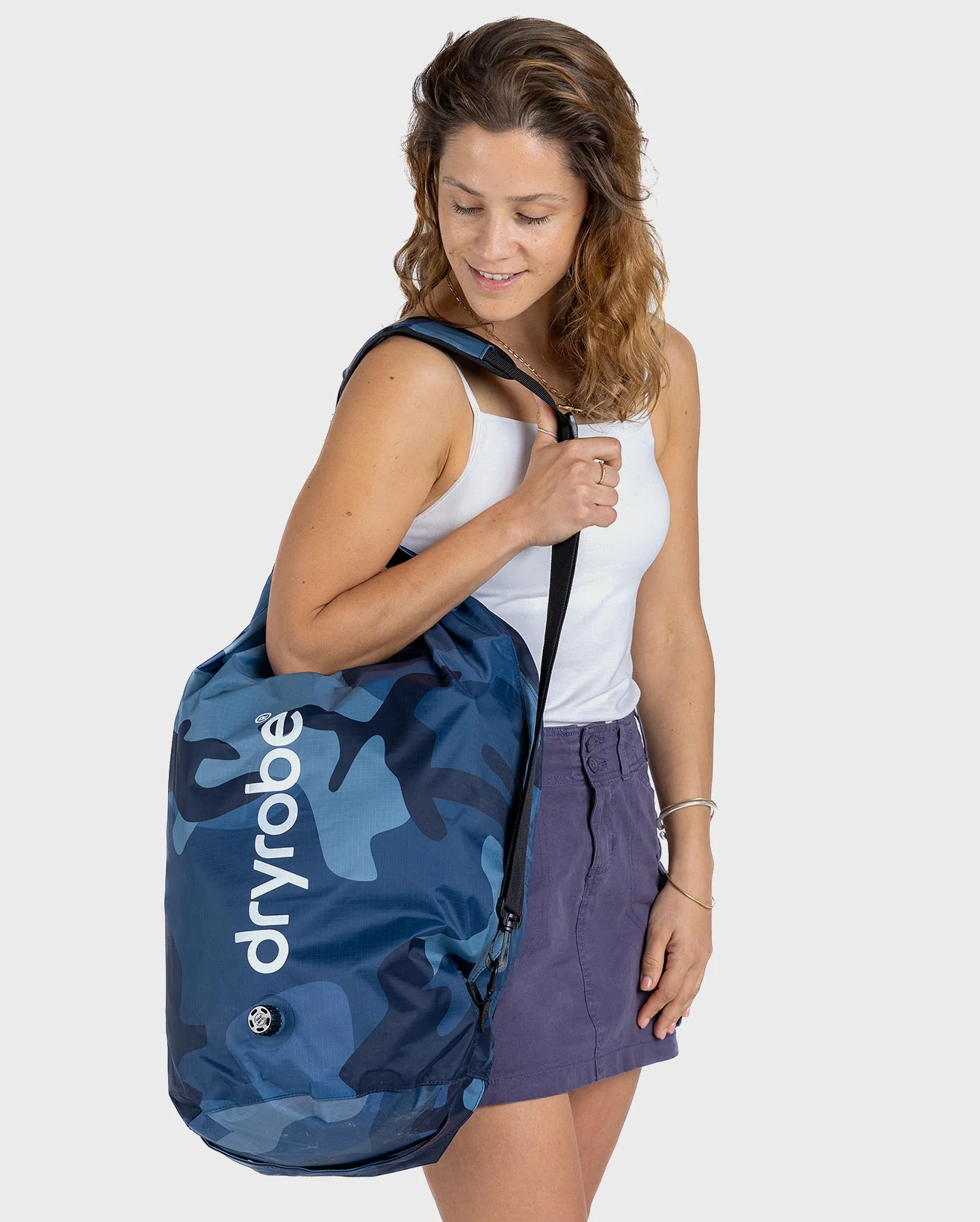Blue Camo Compression Travel Bag - Image 4