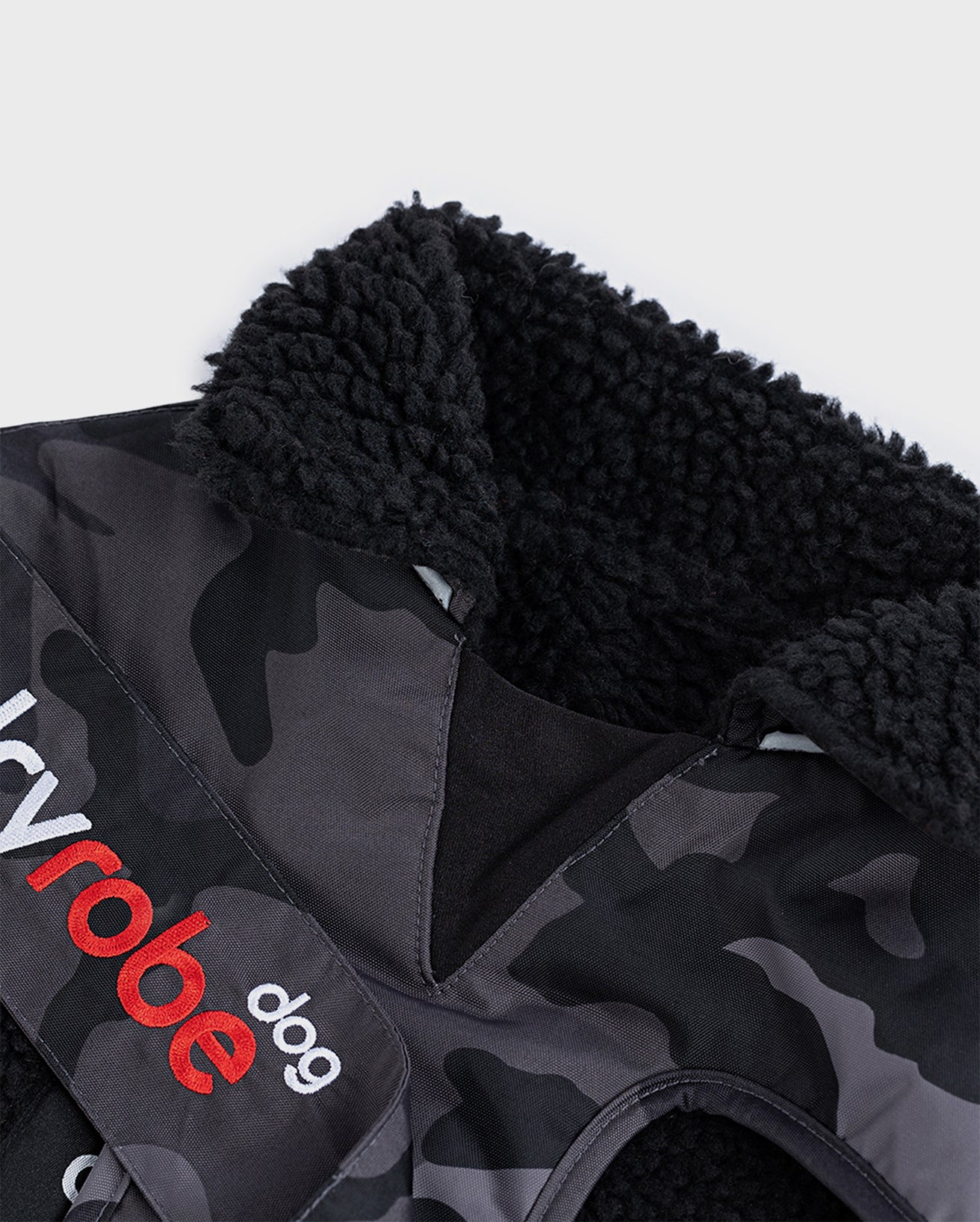 Black Camo Dog Coat - Image 5