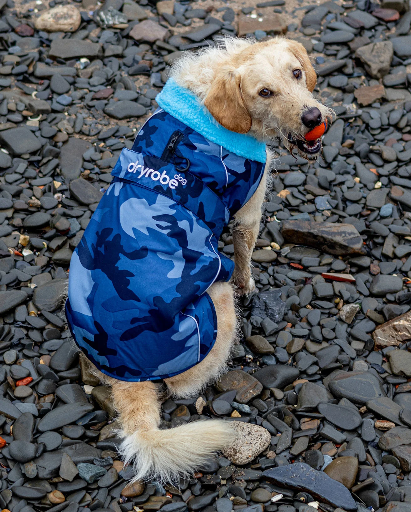 Blue Camo Dog Coat - Image 8