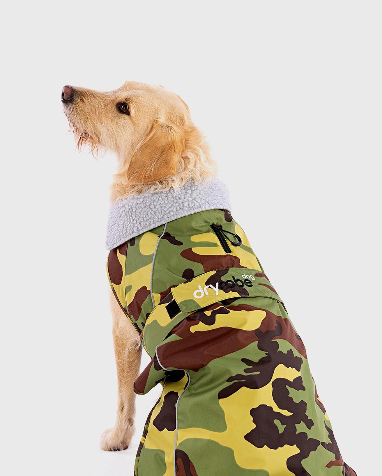 Camo Grey Dog Coat - Image 2