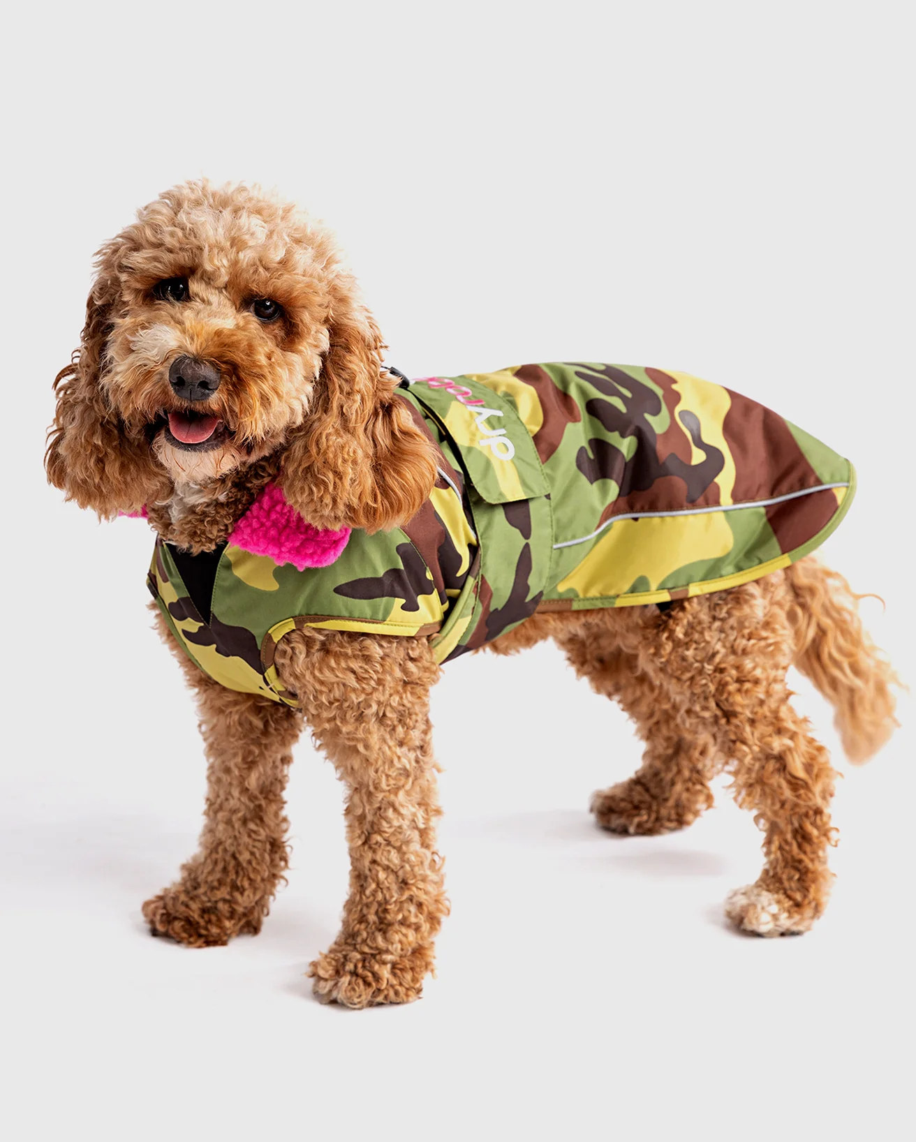 Camo Pink Dog Coat - Image 3