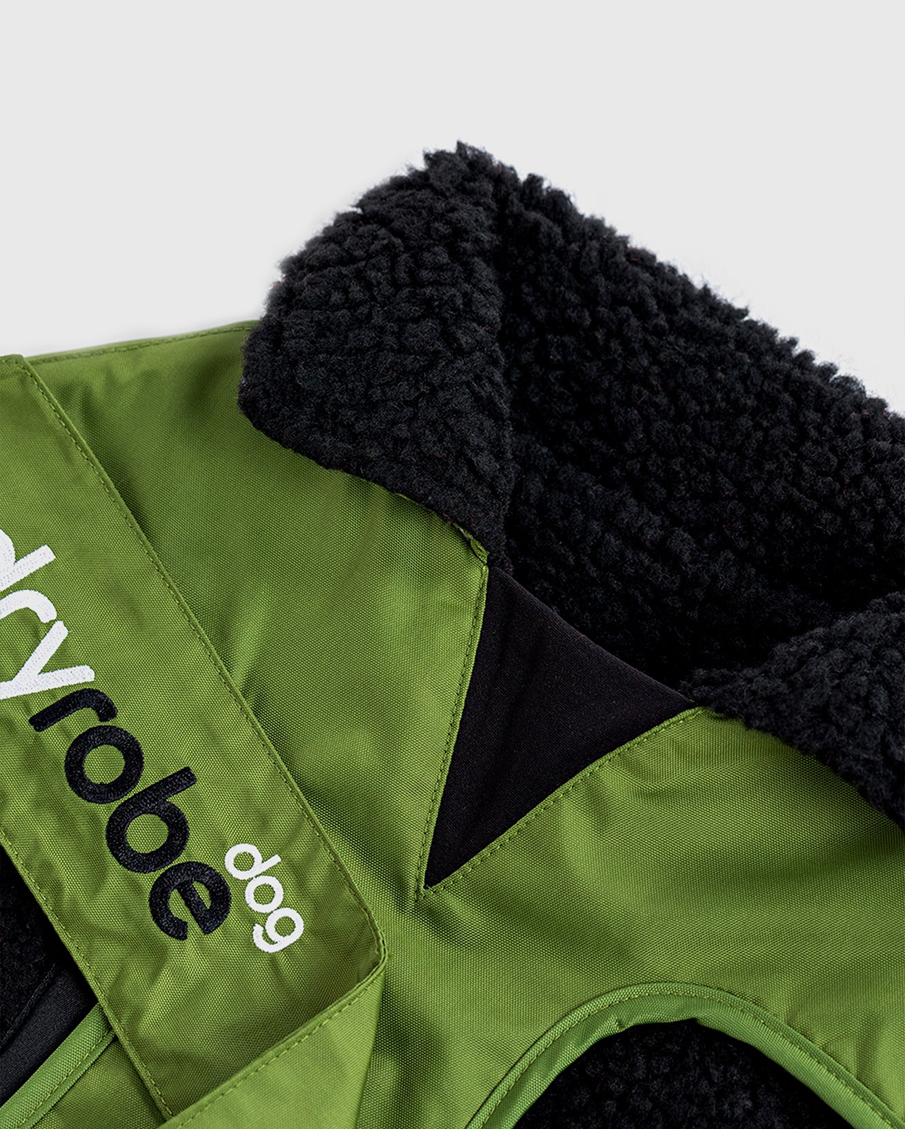 Forest Green Black Dog Coat - Image 6