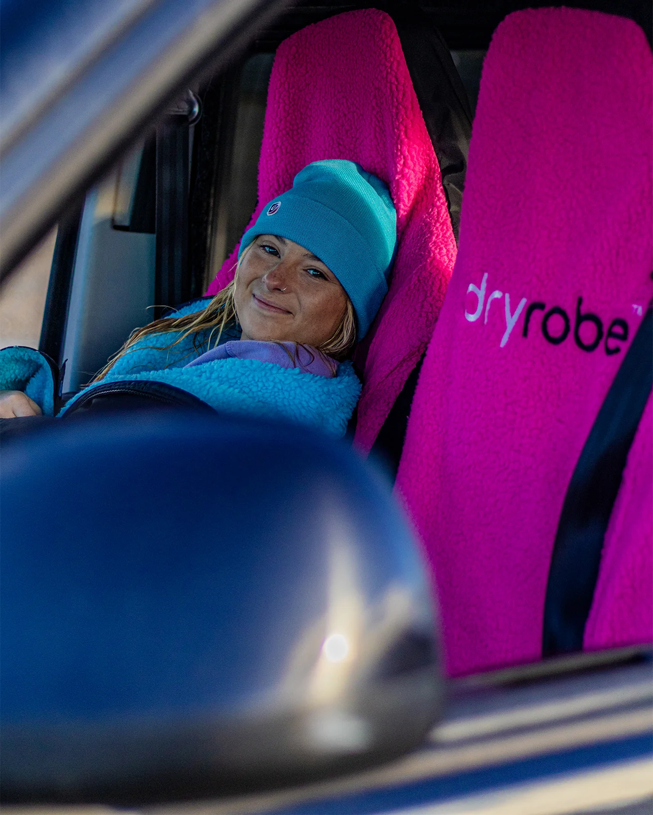 Pink Double Van Seat Cover - Image 4