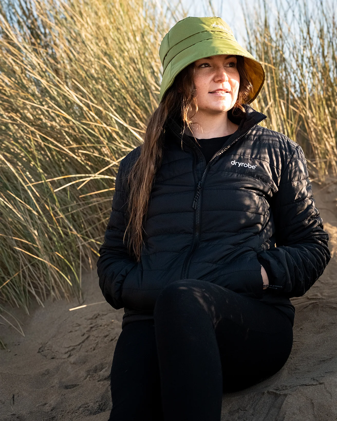 Forest Green Fleece Lined Bucket Hat - Image 8
