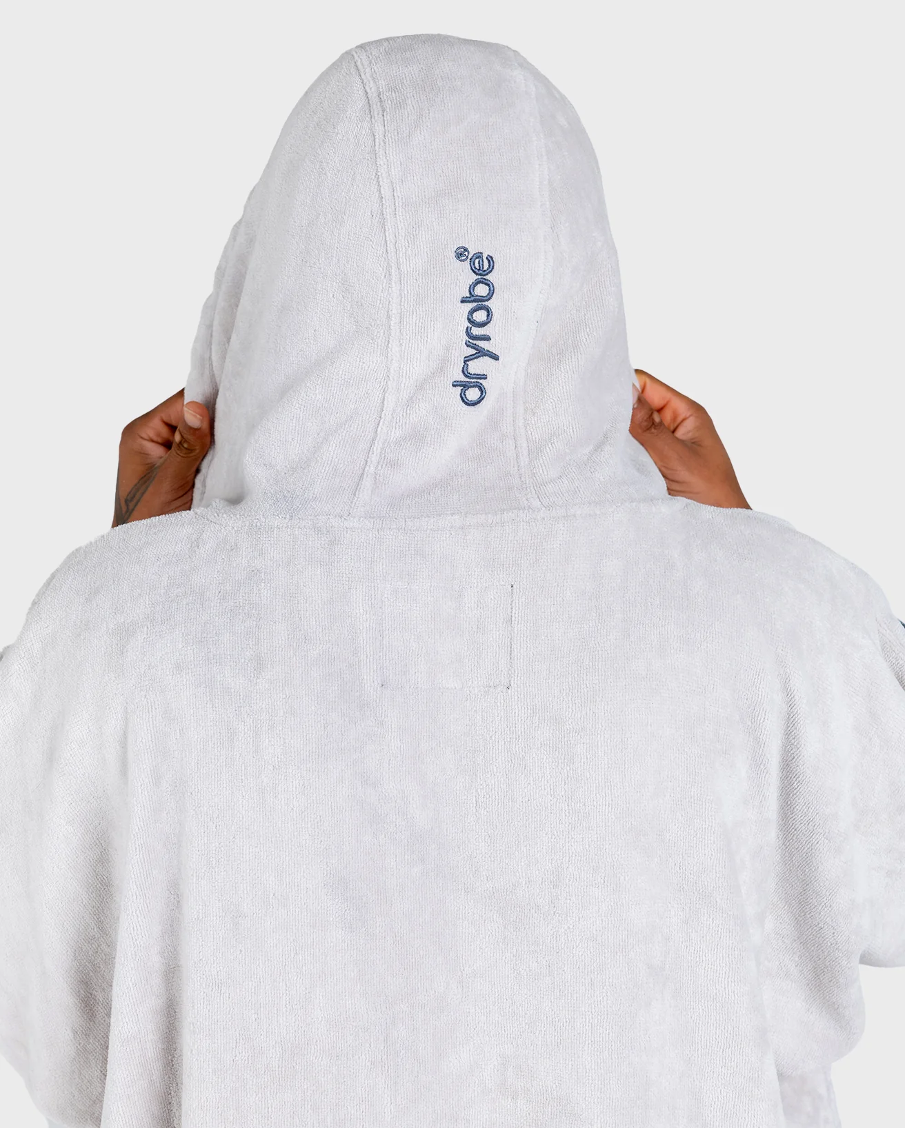 Grey Full-Zip Organic Towel Robe - Image 12