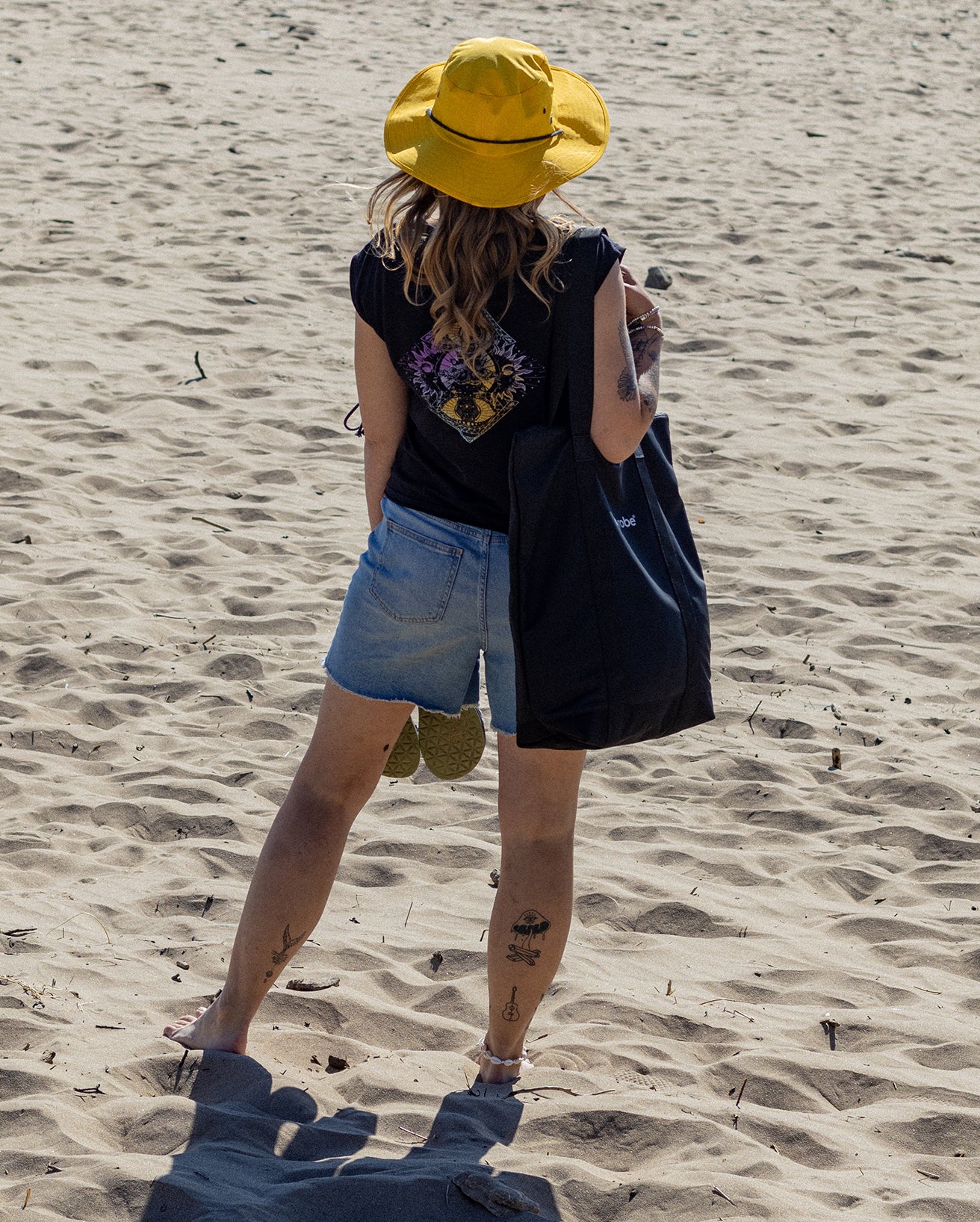 Black Luxury Tote Bag - Image 6