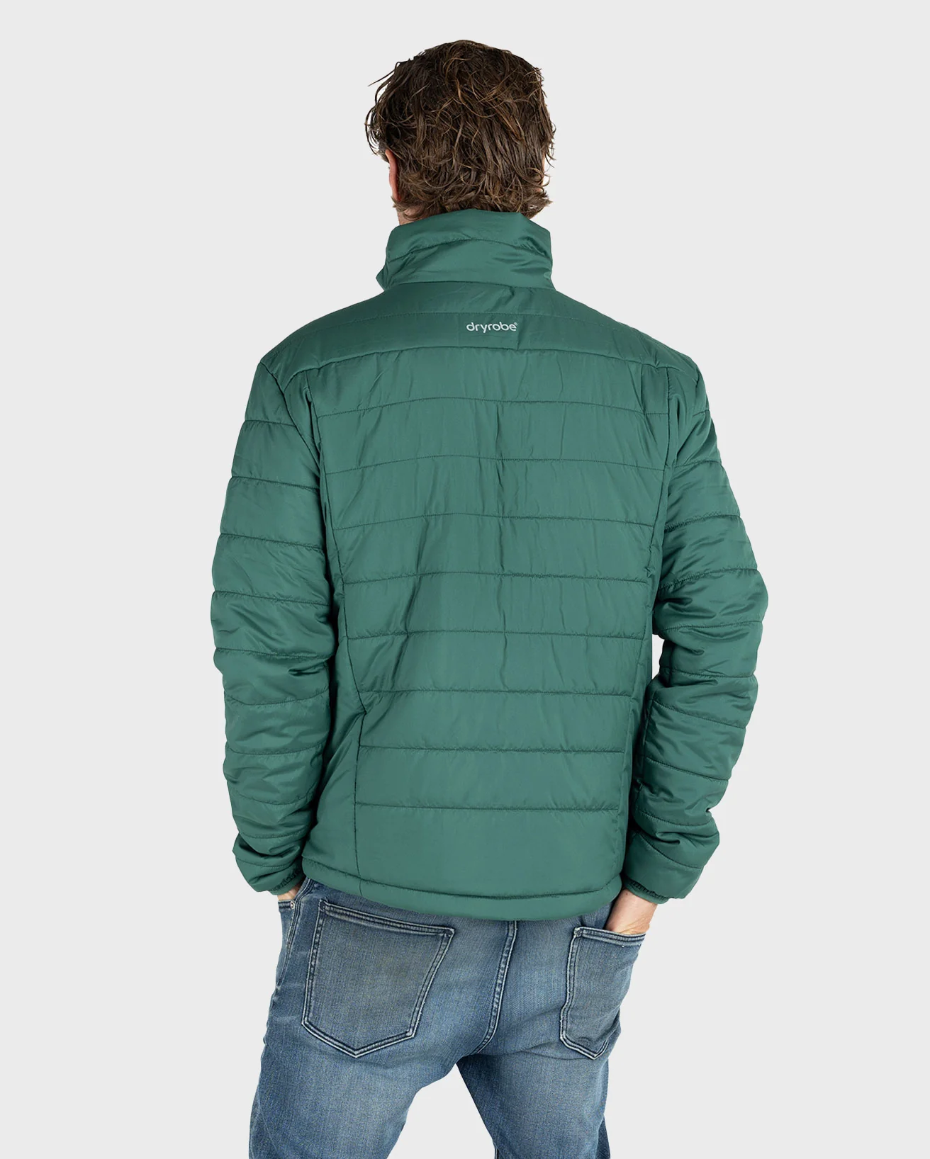 Hunter Green Men's Light Weight Jacket - Image 4
