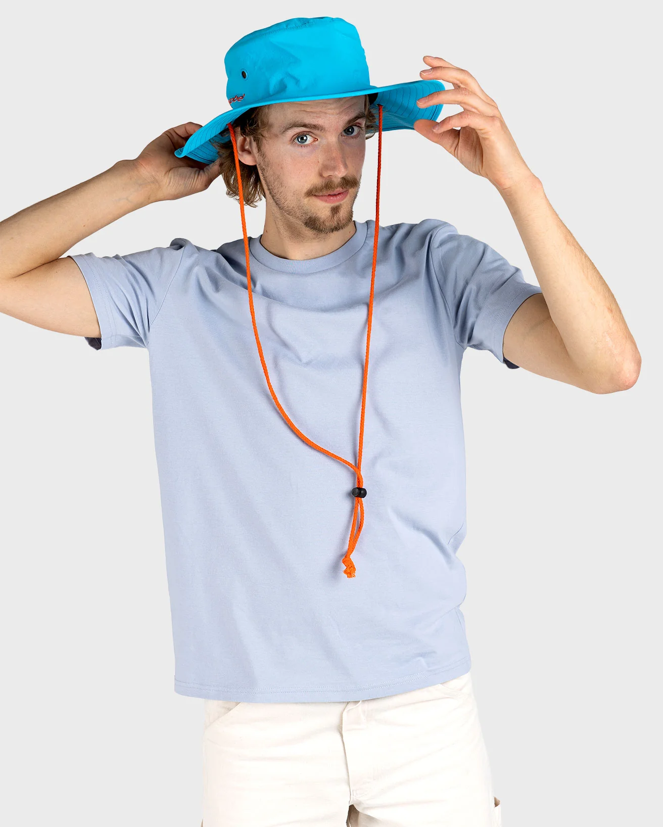 Blue Quick Dry Brimmed Hat - Image 3