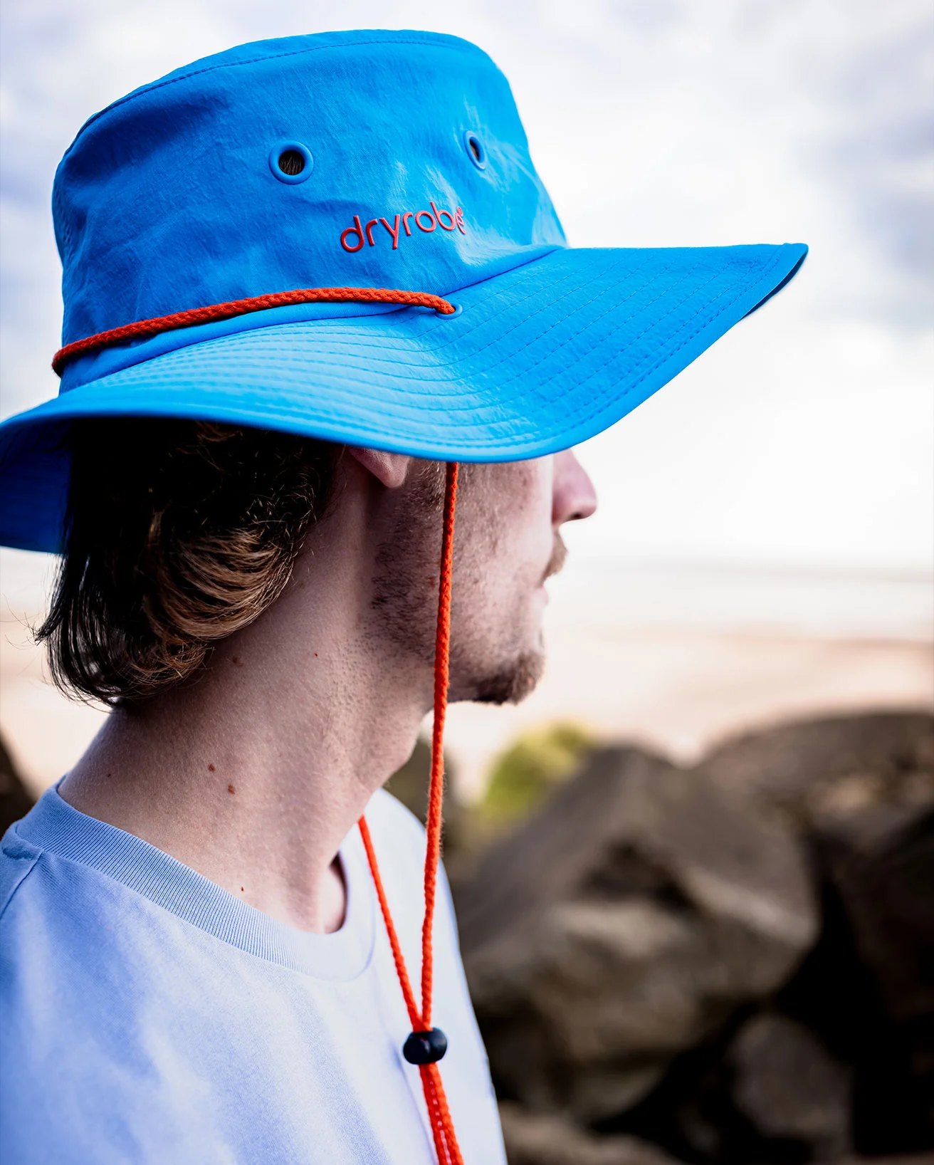 Blue Quick Dry Brimmed Hat - Image 5