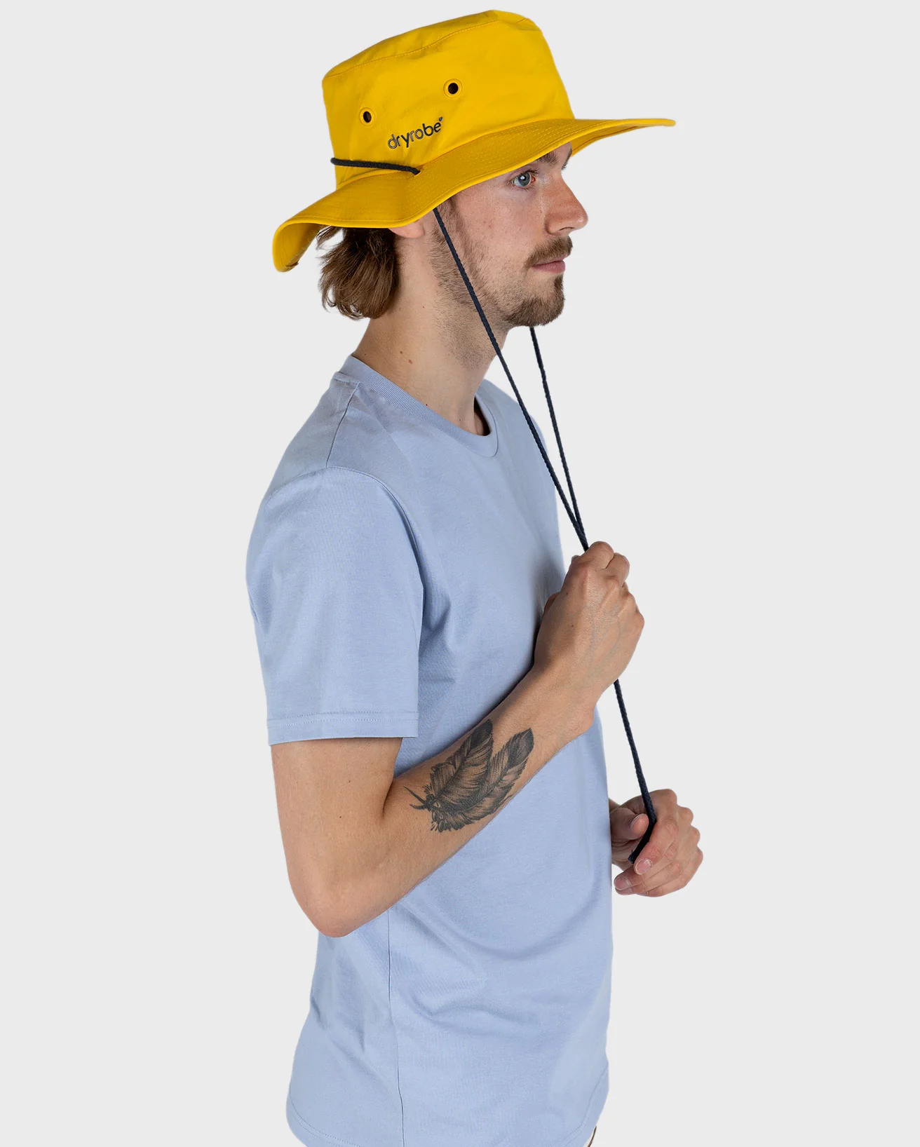 Yellow Quick Dry Brimmed Hat - Image 9