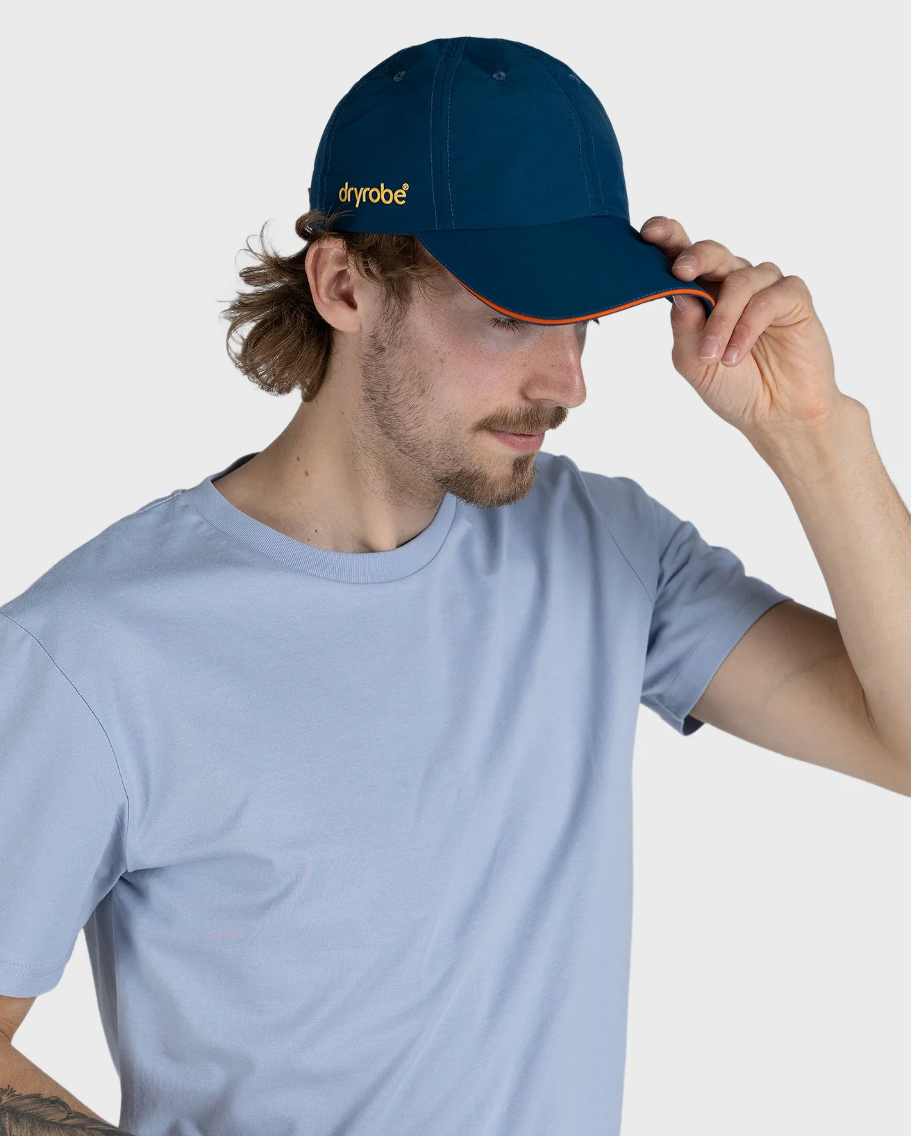 Deep Sea Blue Quick Dry Cap - Image 12