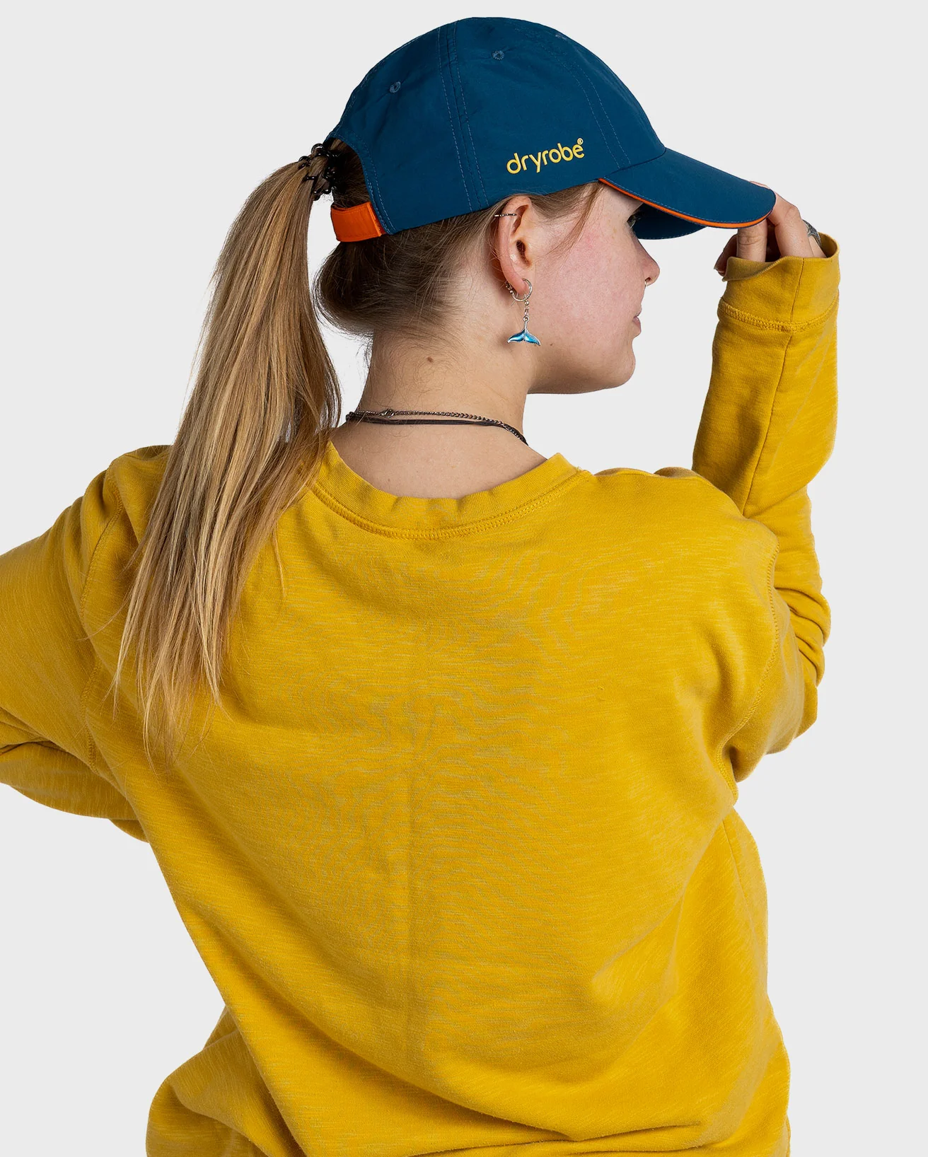Deep Sea Blue Quick Dry Cap - Image 4