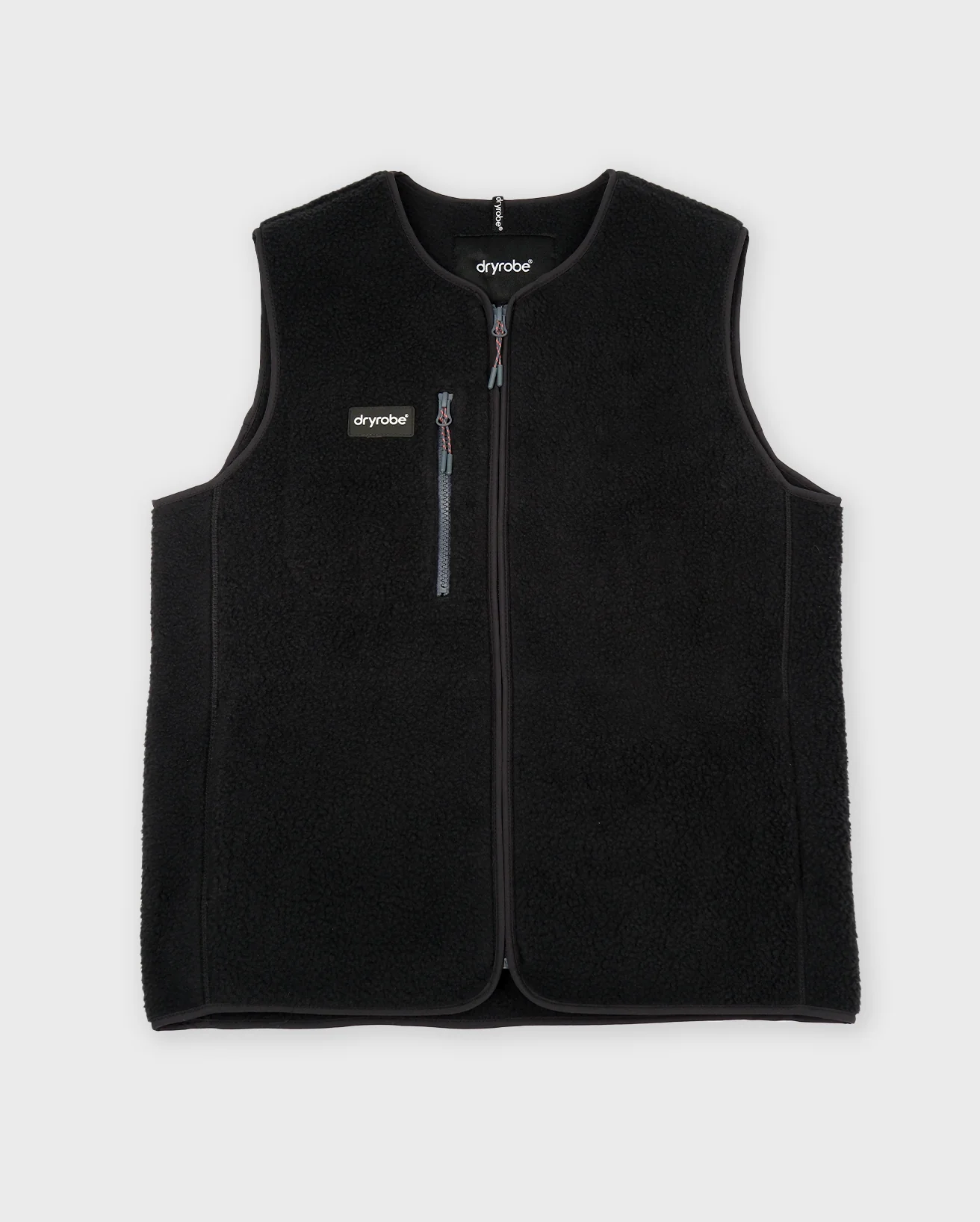 Black Thermal Unisex Fleece Gilet - Image 3